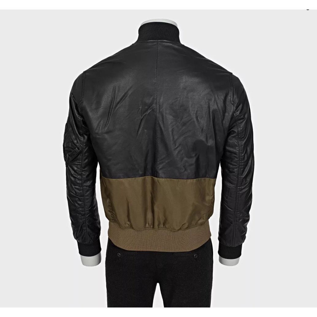 Alexander McQueen Alexander McQueen McQ Faux Leather & Textile Jacket Sz.44/XS Size US XS / EU 42 / 0 - 3 Thumbnail