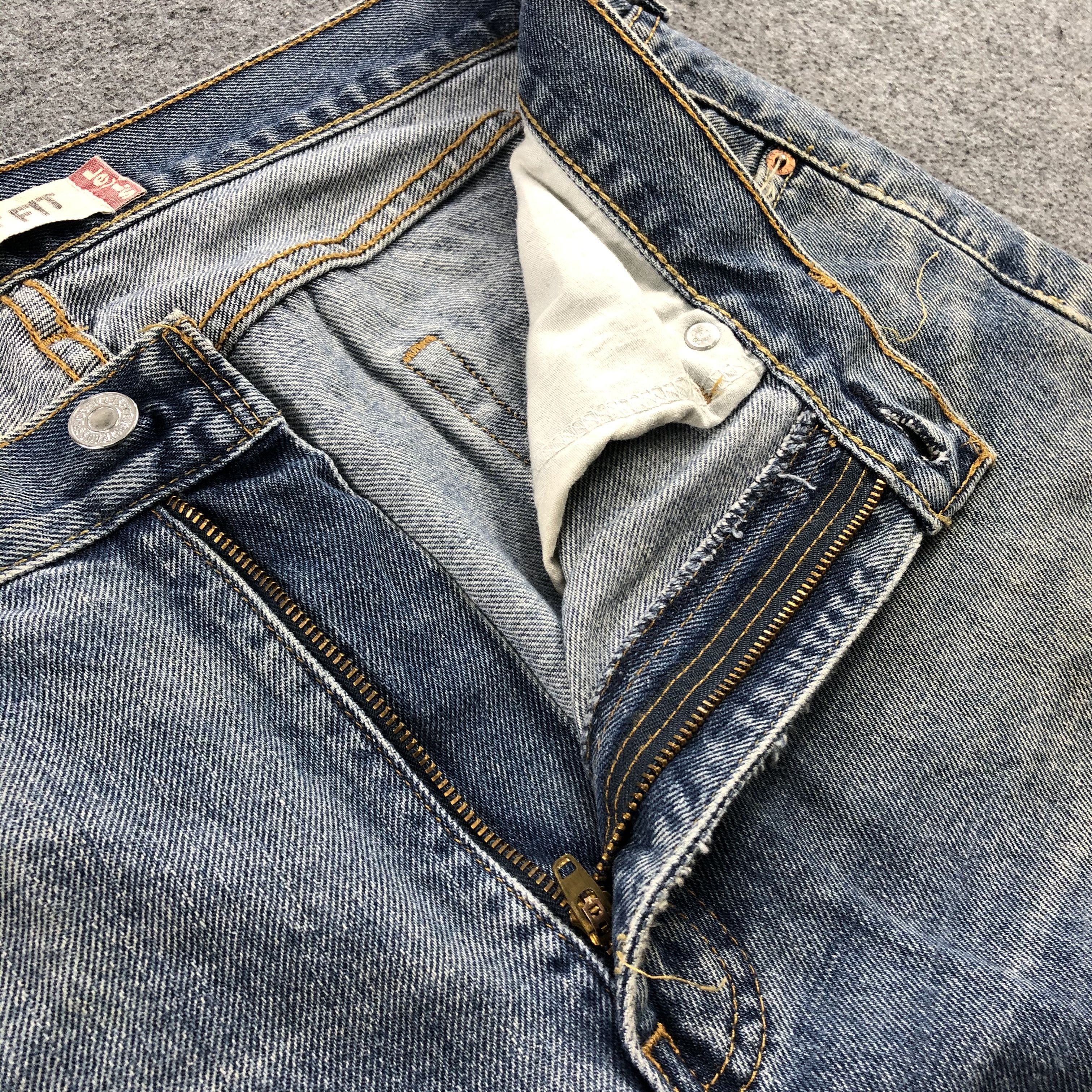 Levi's × Vintage Vintage Distress Levis 505 Jeans-JM1289 Size US 37 - 8 Thumbnail