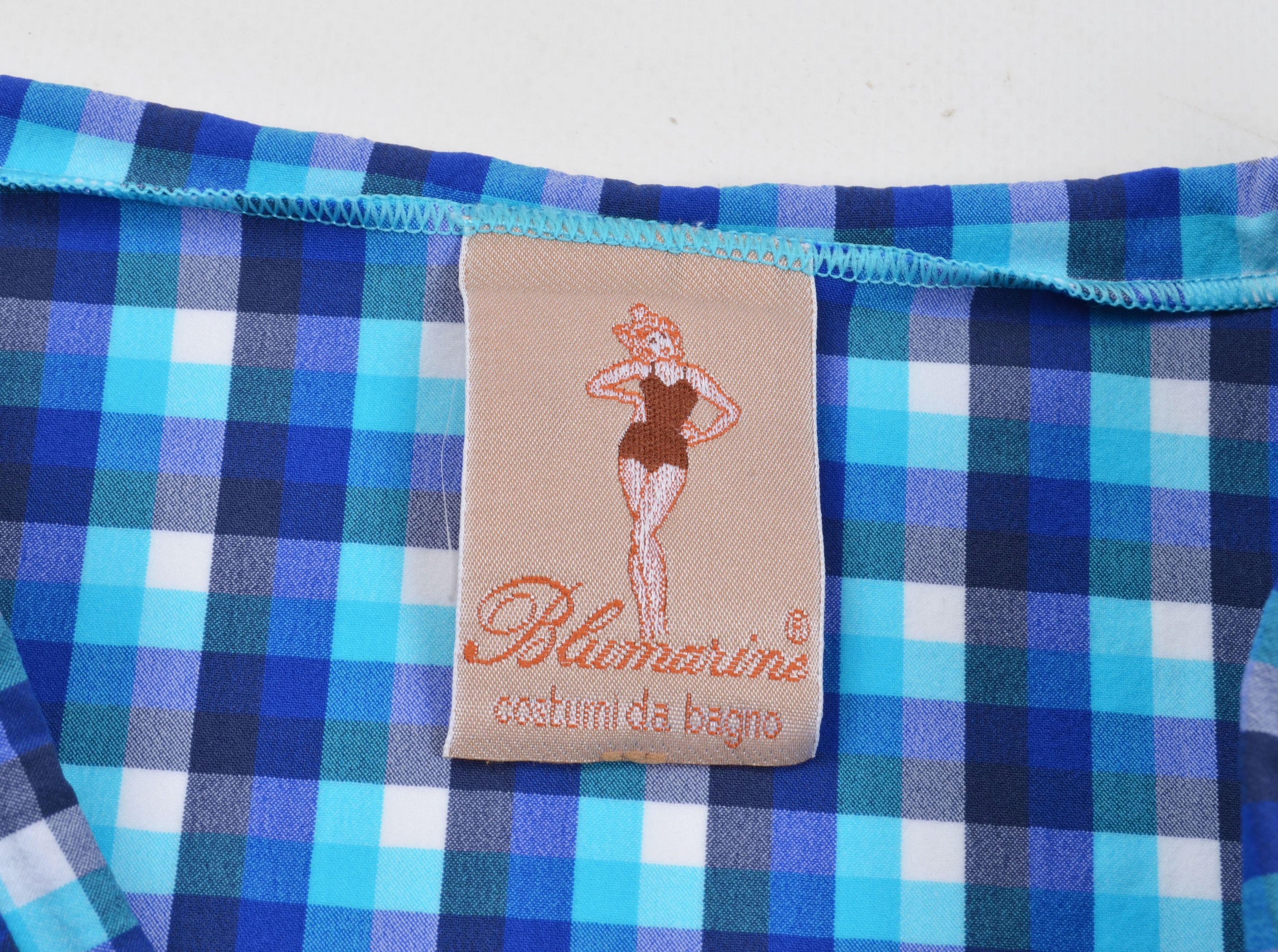 Blumarine × Vintage Vintage Blumarine Checkered Y2K Mini Skirt Size 28" / US 6 / IT 42 - 5 Thumbnail