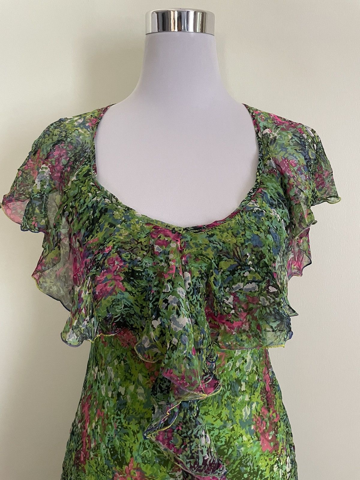 Other Renato Nucci Lace Silk Dress Size S / US 4 / IT 40 - 3 Thumbnail