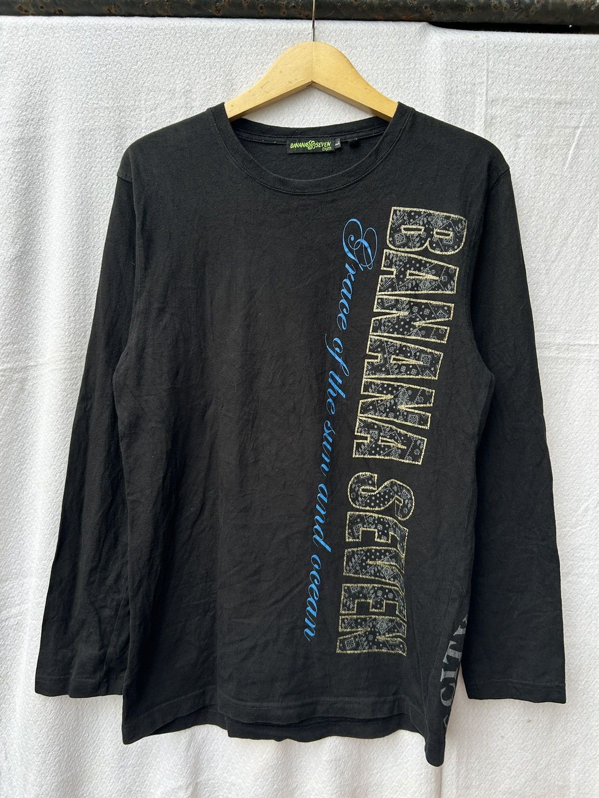 If Six Was Nine × Japanese Brand × Le Grande Bleu (L.G.B.) Japanese banana seven poem gothic longsleeve Size US L / EU 52-54 / 3 - 1 Thumbnail