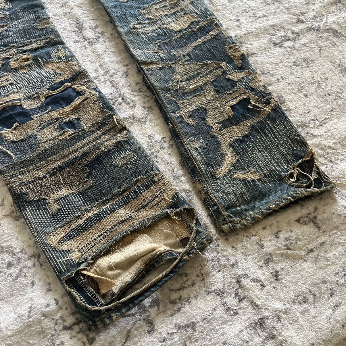Undercover Undercover AW05 Arts&Crafts 85 Denim Jeans Size US 34 / EU 50 - 9 Thumbnail