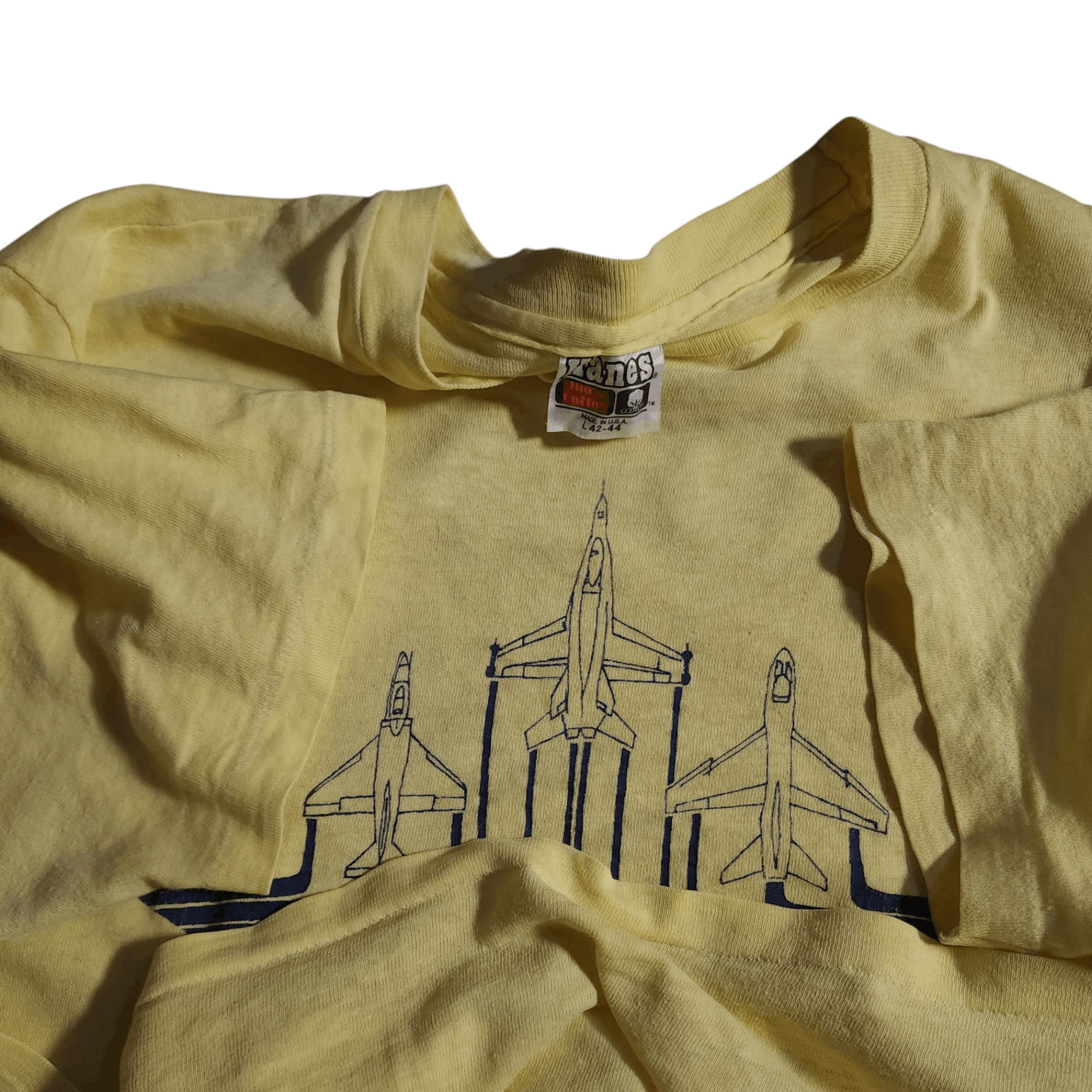 Hanes × Vintage Vintage 80s NAS Naval Air Station Lemoore CA shirt Hanes Tee Size US L / EU 52-54 / 3 - 5 Thumbnail