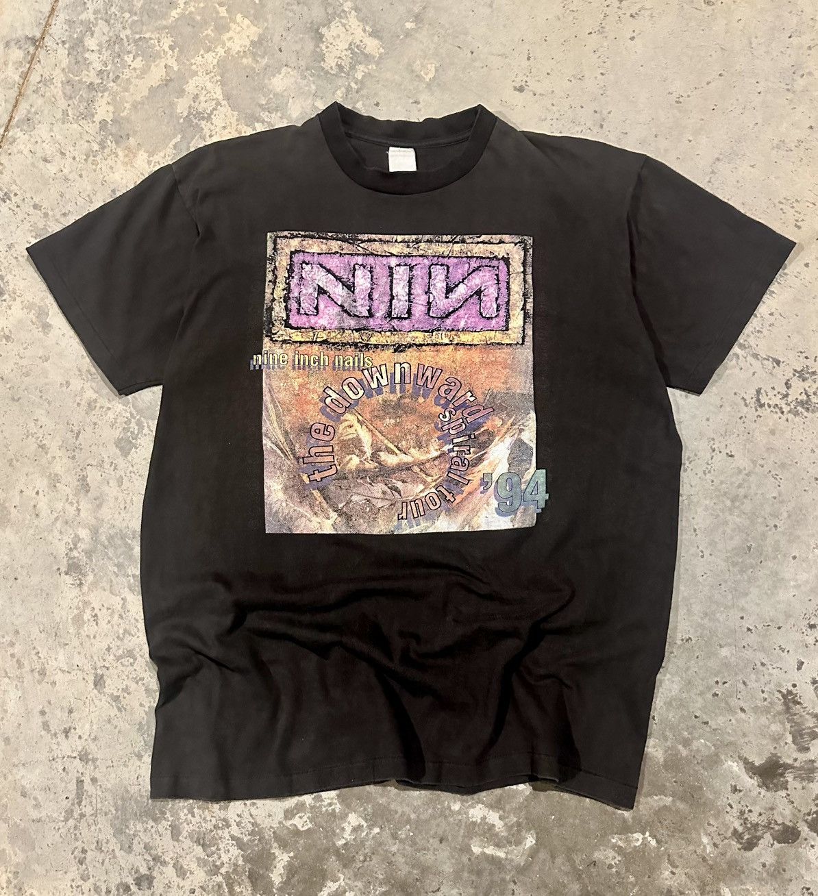 Band Tees Vintage 1994 Nine Inch Nails Outside Tour T Shirt XL Rare Size US XL / EU 56 / 4 - 1 Thumbnail