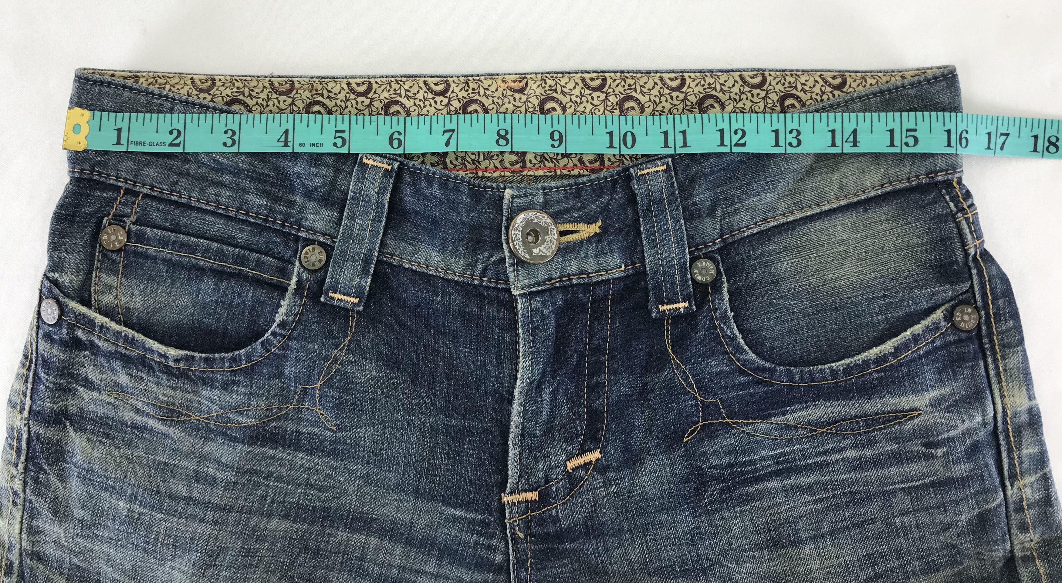 Edwin Vintage Edwin 503 Blue Trip Jeans Size US 31 - 13 Thumbnail