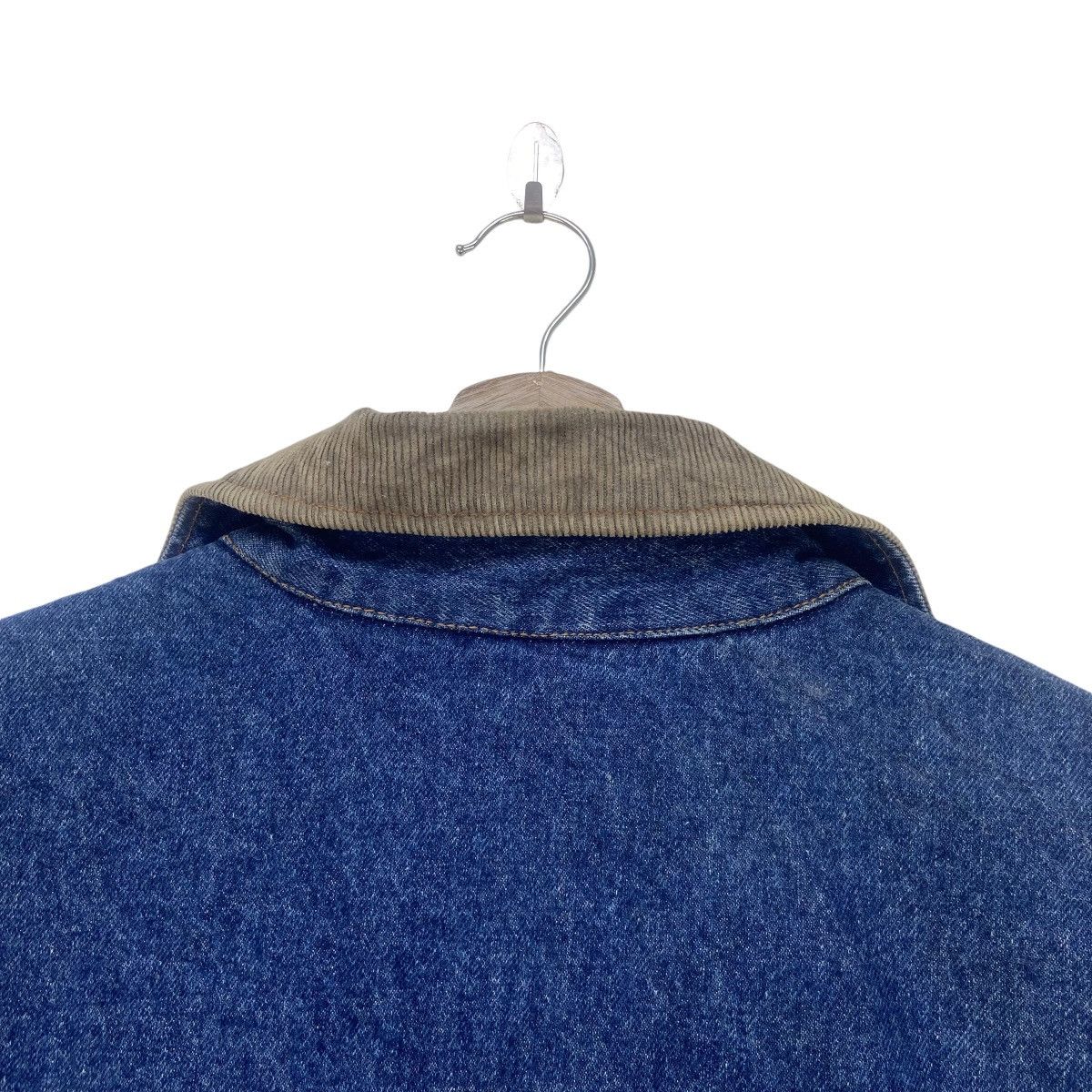Kenzo Vintage Kenzo Sherpa Workwear Chore Heavy Denim Jacket Size US M / EU 48-50 / 2 - 15 Thumbnail