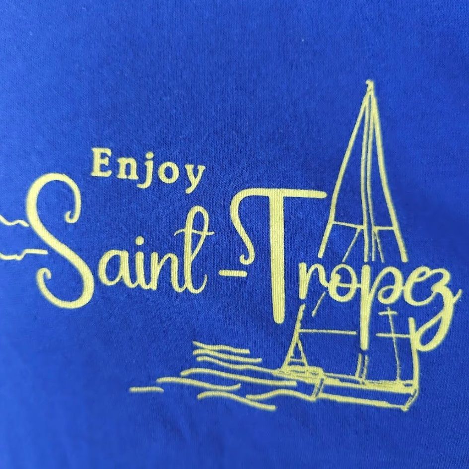 Vintage VINTAGE Saint Tropez Shirt Womens Size Small Blue OVERSIZED Fit French Riviera France Size S / US 4 / IT 40 - 3 Thumbnail