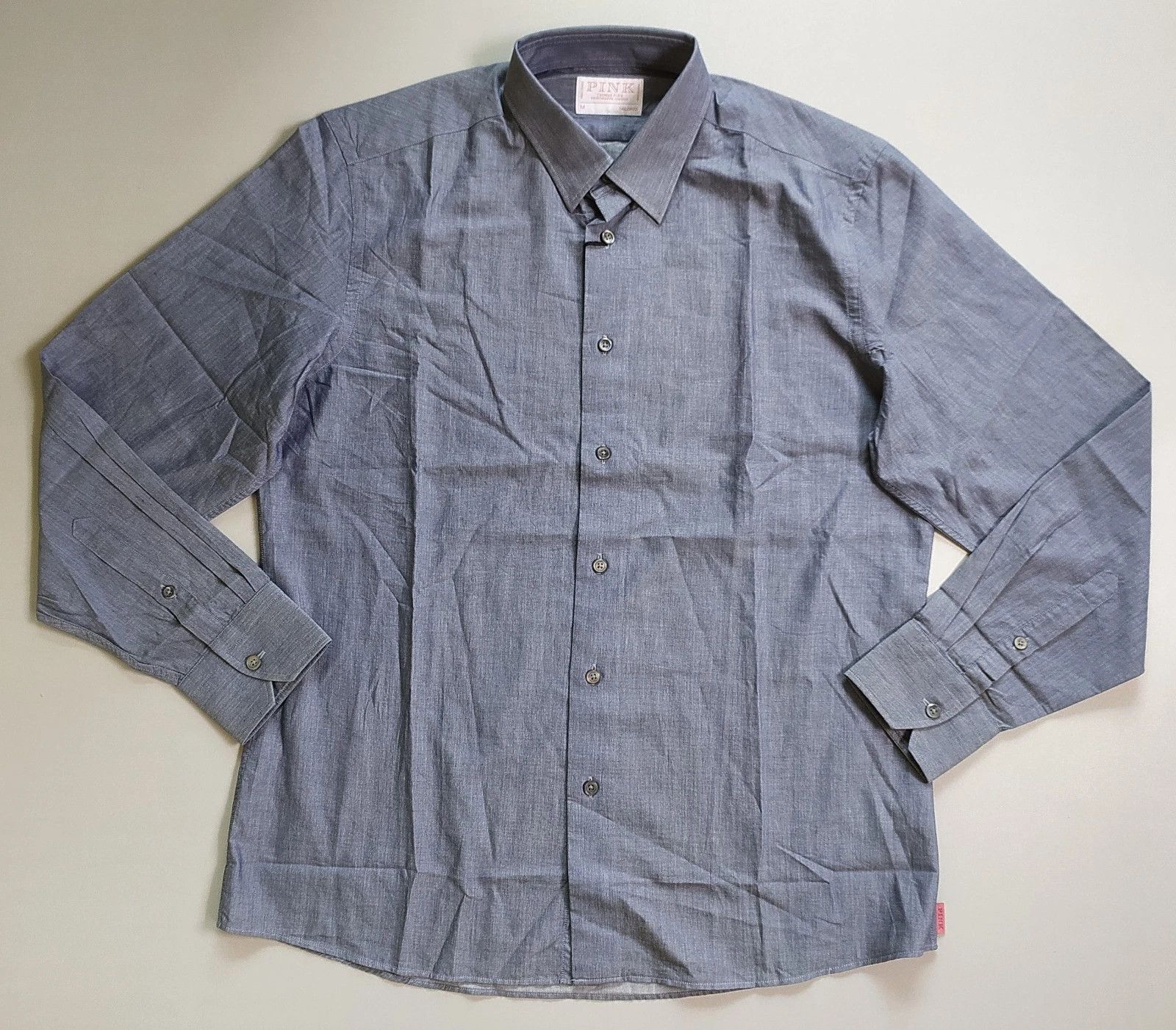 Thomas Pink Thomas Pink Tailored Fit Formal Cotton Shirt T 0036 Size US M / EU 48-50 / 2 - 2 Thumbnail
