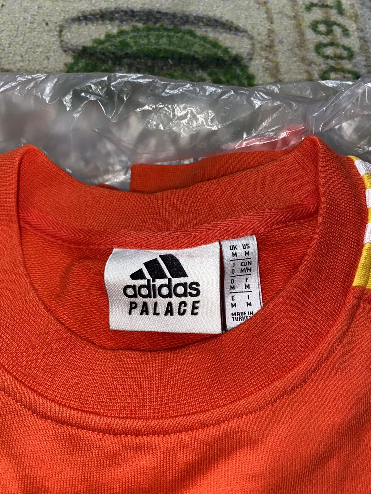 Adidas × Palace Palace Adidas Sunpal Crewneck Bright Orange Size US M / EU 48-50 / 2 - 4 Thumbnail