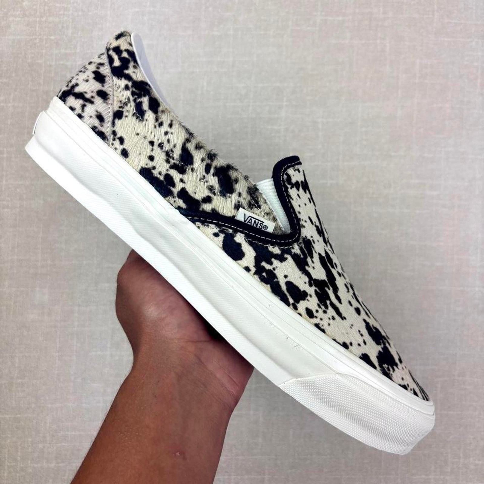 ? Vans Slip-On 98 LX “Pony Hair Black White” 11.5M Kanye West × Vans Vans vault pony Hair leopard print slip on  main image 2