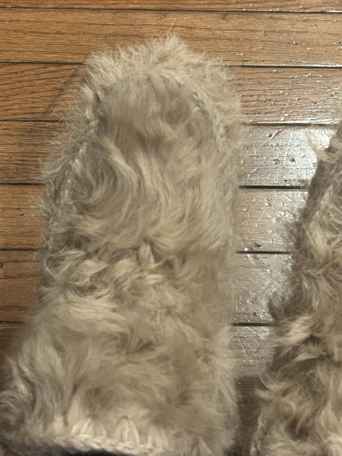 Mou MOU Cream Goat Hair Fur Eskimo Size US 8 / IT 38 - 2 Thumbnail