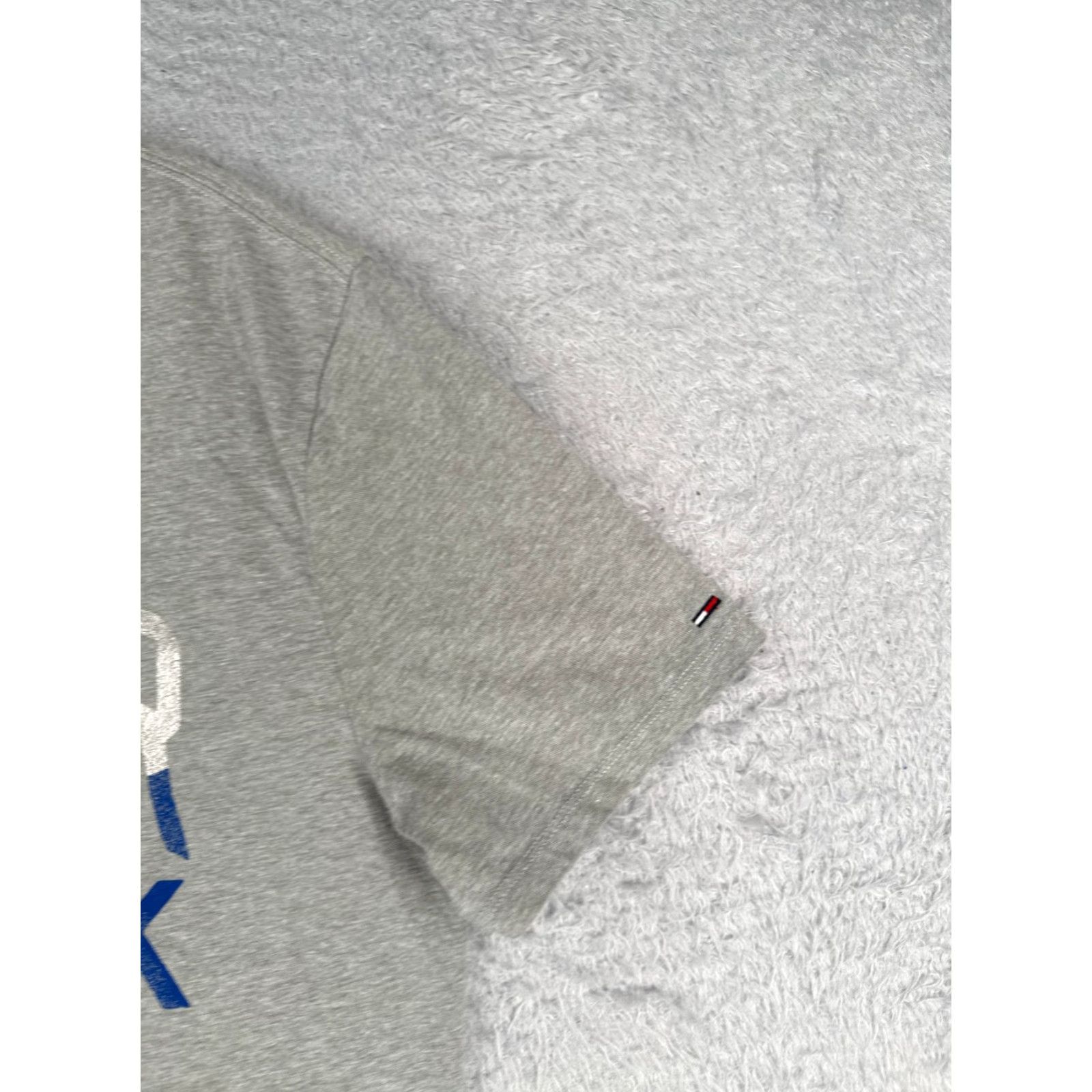Tommy Hilfiger Tommy Hilfiger Gray Crop Shirt Women Medium Cotton Short Sleeve Crew Neck Casual T-Shirt Classic Size M / US 6-8 / IT 42-44 - 2 Thumbnail