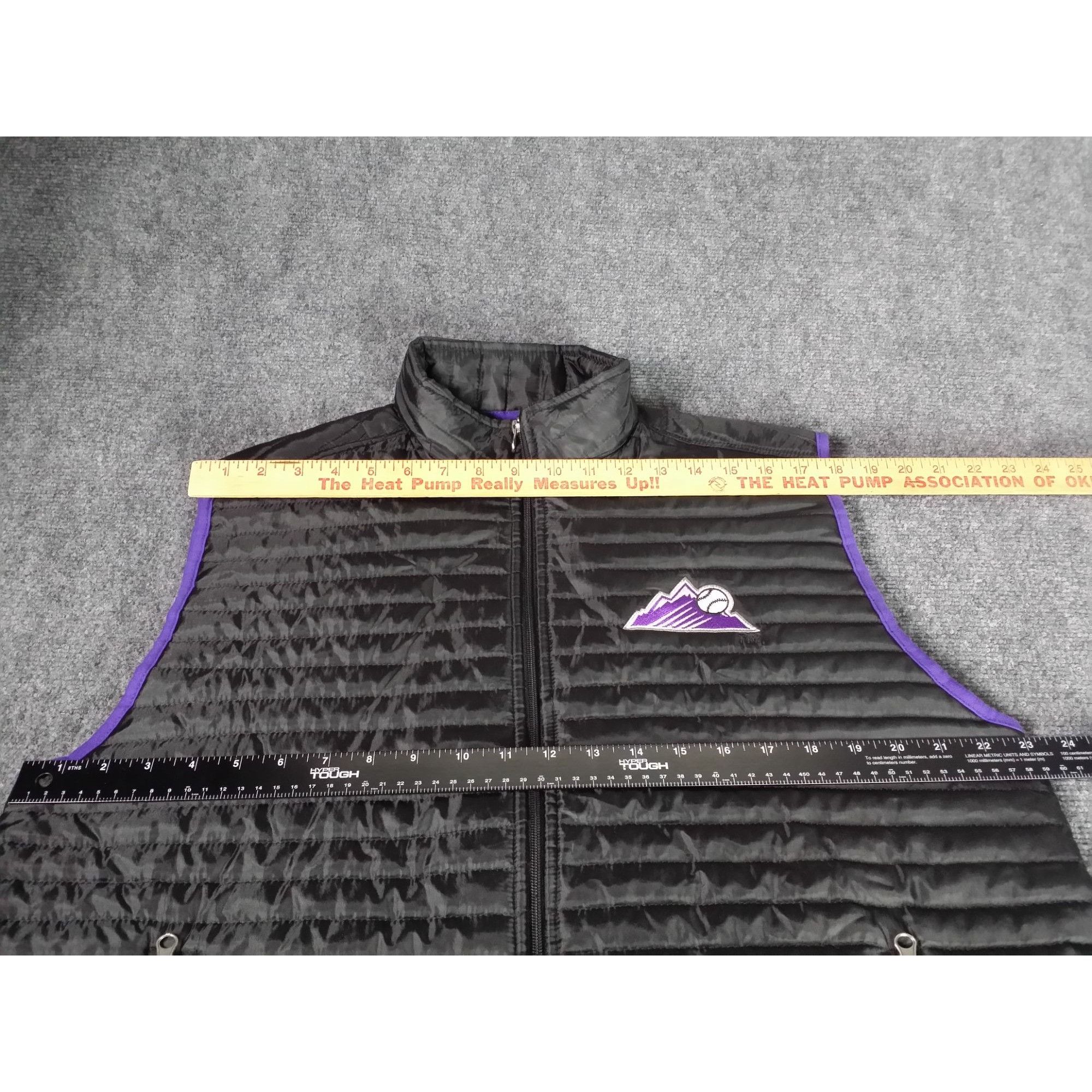 MLB Colorado Rockies Sleeveless Puffer Vest Men Sz L King Sooper Size US L / EU 52-54 / 3 - 4 Thumbnail