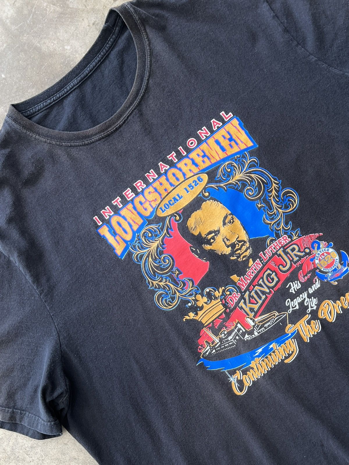 Vintage Vintage Martin Luther King International Long Shore Tee XXL Size US XXL / EU 58 / 5 - 1 Thumbnail