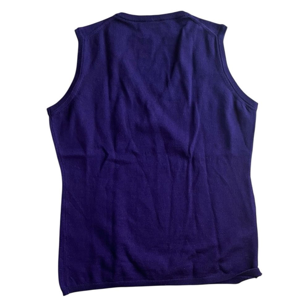 Thomas Pink Thomas Pink Purple Wool VNeck Knit Tank Top Women's Size M Size M / US 6-8 / IT 42-44 - 3 Thumbnail