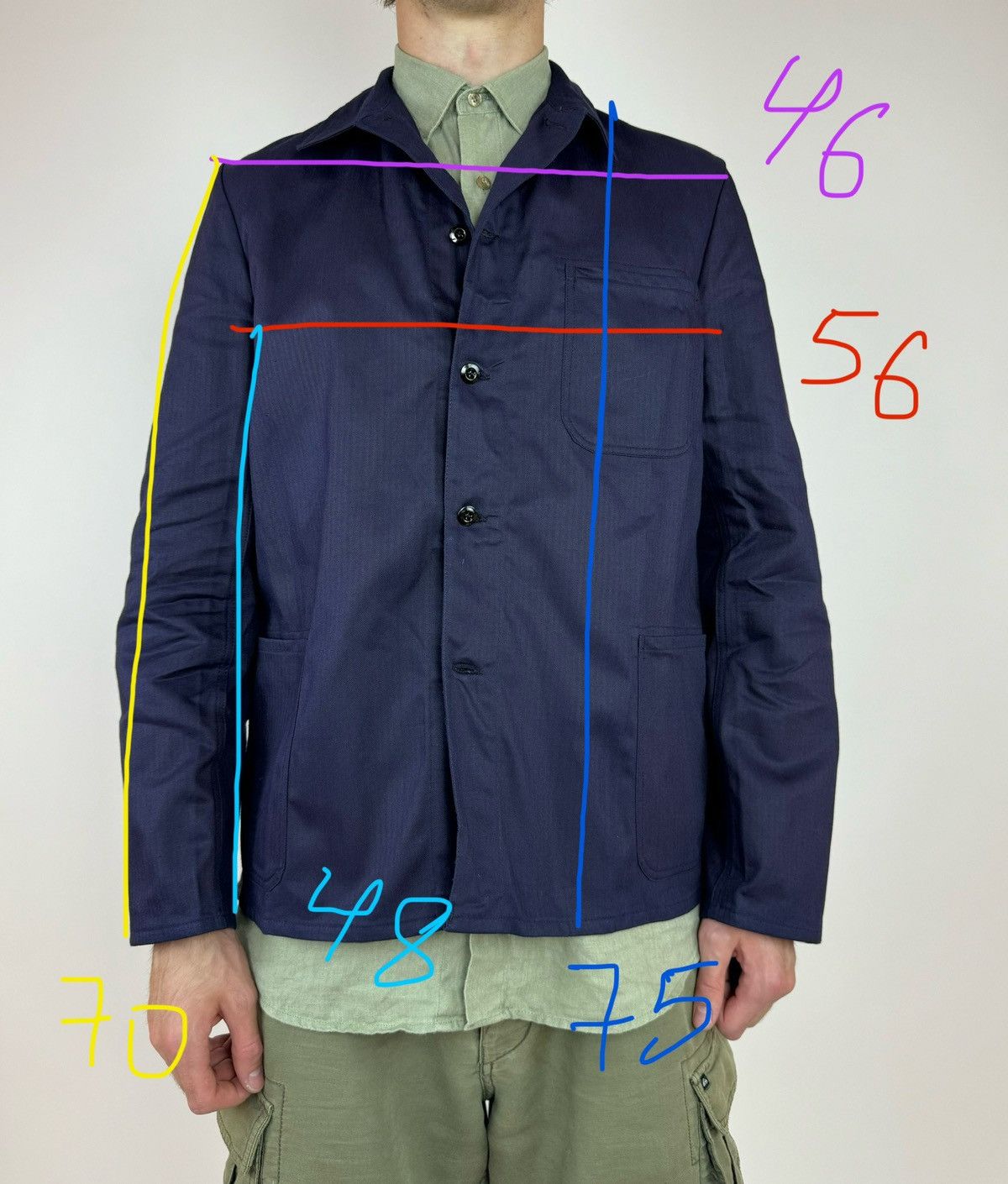 Other Augsburger Workwear jacket Worker Canvas jacket Mens size 52 Size US L / EU 52-54 / 3 - 14 Thumbnail