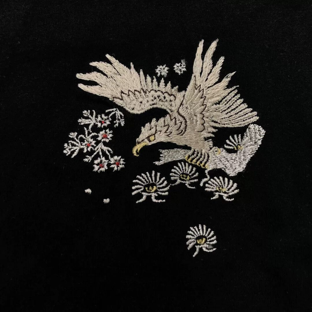 Yohji Yamamoto yohji yamamoto embroidered eagle sweatshirt Size US L / EU 52-54 / 3 - 1 Thumbnail