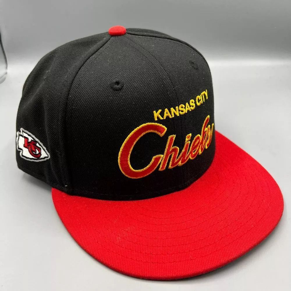 New Era Kansas City Chiefs Hat Men 7 1/2 59Fifty New Era NFL Fitted Size ONE SIZE - 1 Thumbnail