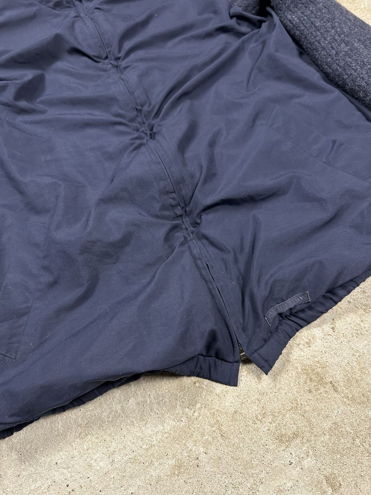Burberry Vintage Y2K Burberry Golf Navy Track Jacket Wool Lining Size US XL / EU 56 / 4 - 8 Thumbnail