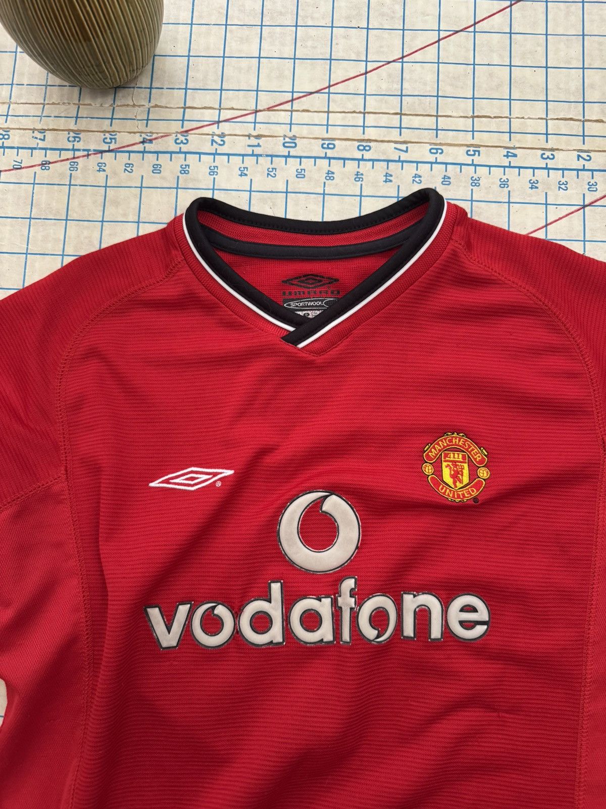 Umbro × Vintage Vintage Umbro Manchester United Wool Blend Jersey Fits XS Size US XS / EU 42 / 0 - 4 Thumbnail