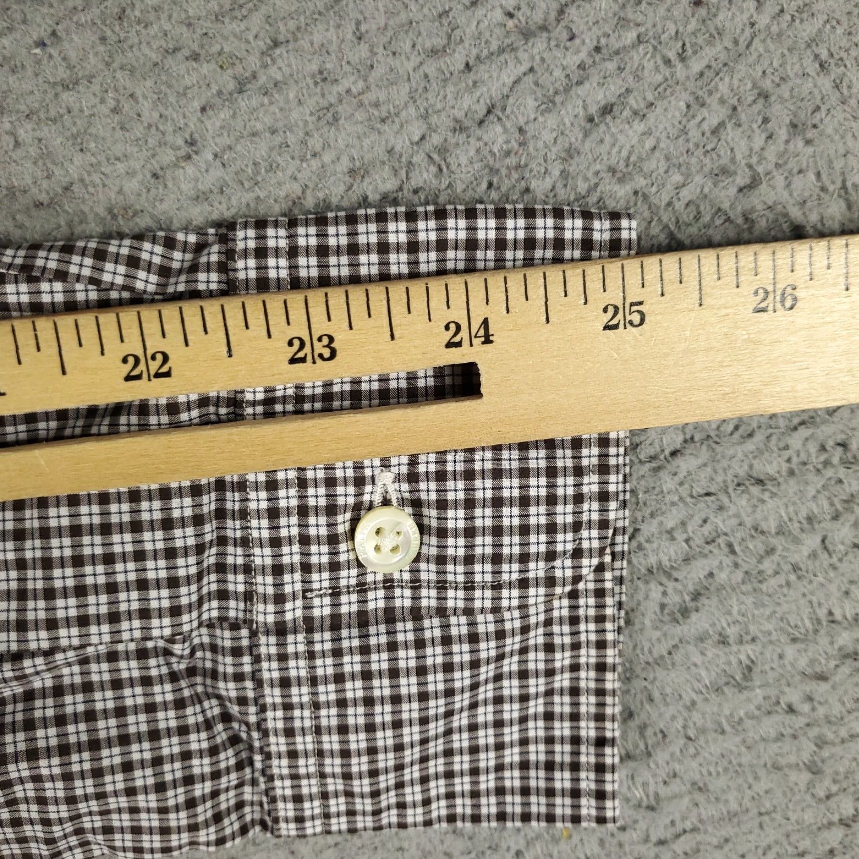 Ralph Lauren Ralph Lauren Button-Up Shirt Mens Medium Brown Plaid Casual Long Sleeve Size US M / EU 48-50 / 2 - 6 Thumbnail