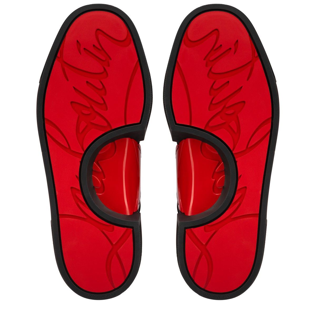 Christian Louboutin o1bcso1str1024 Adolon Flat in Black Size US 12 / EU 45 - 5 Thumbnail