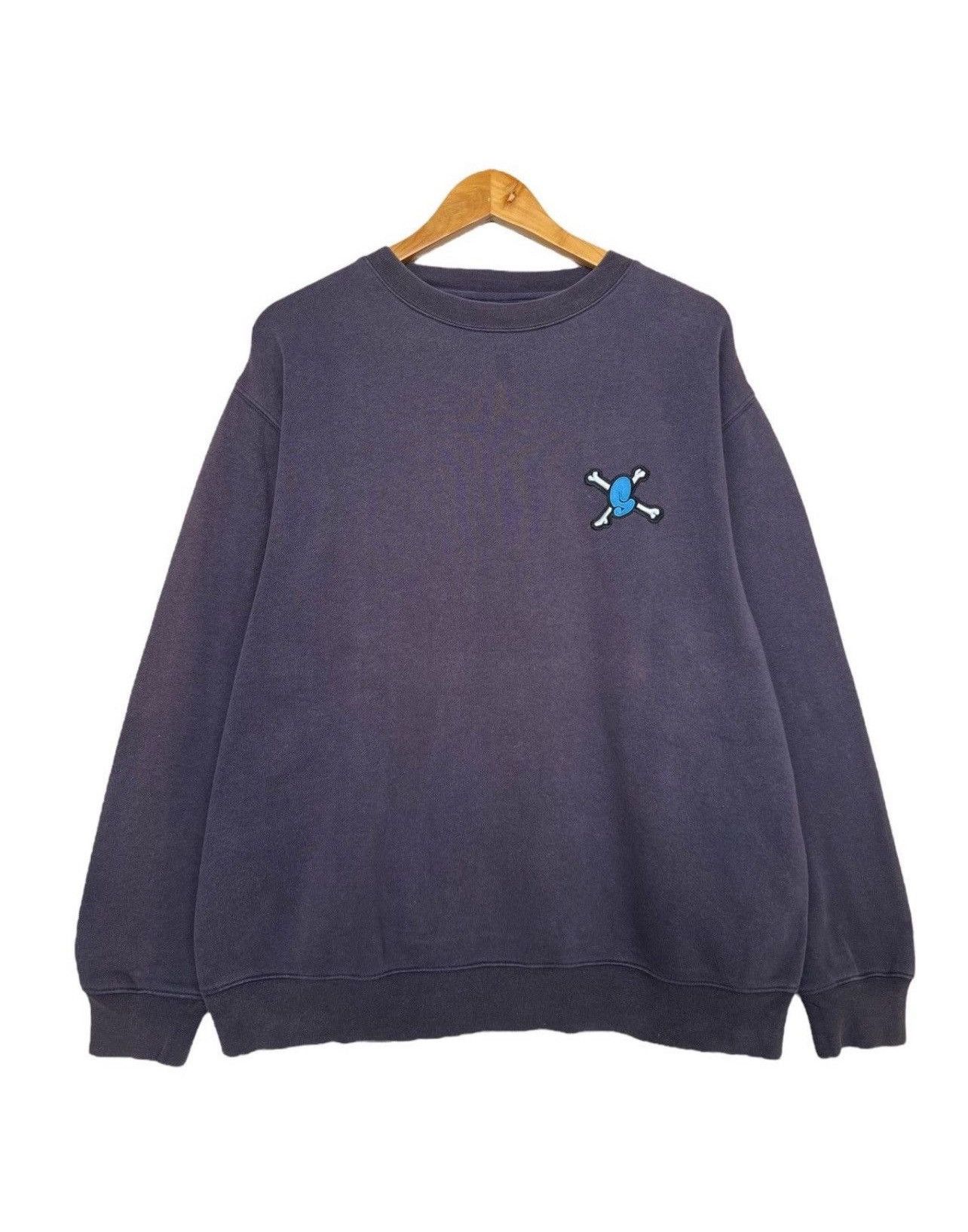 Stussy × Vintage Vintage Stussy Skull Faded Sweatshirt Large Size US L / EU 52-54 / 3 - 1 Thumbnail