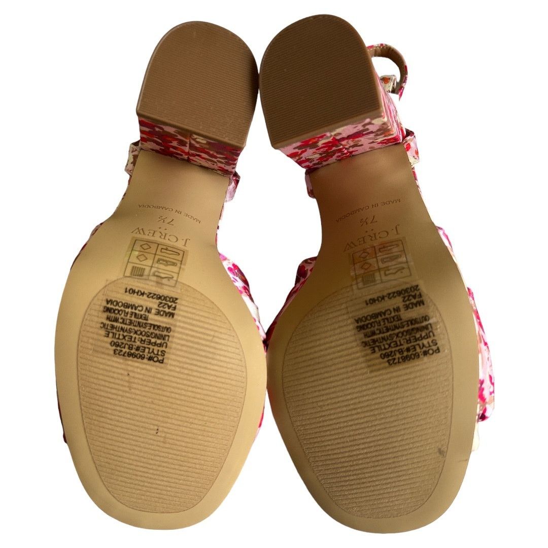 J.Crew J.CREW Floral Ditsy Printed Knotted Heeled Sandals, US7.5 Size US 7.5 / IT 37.5 - 7 Thumbnail
