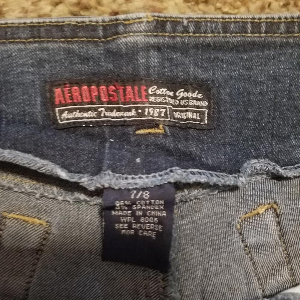 Aeropostale Aeropostale Jean Shorts Size 7/8 Size 30" / US 8 / IT 44 - 2 Thumbnail