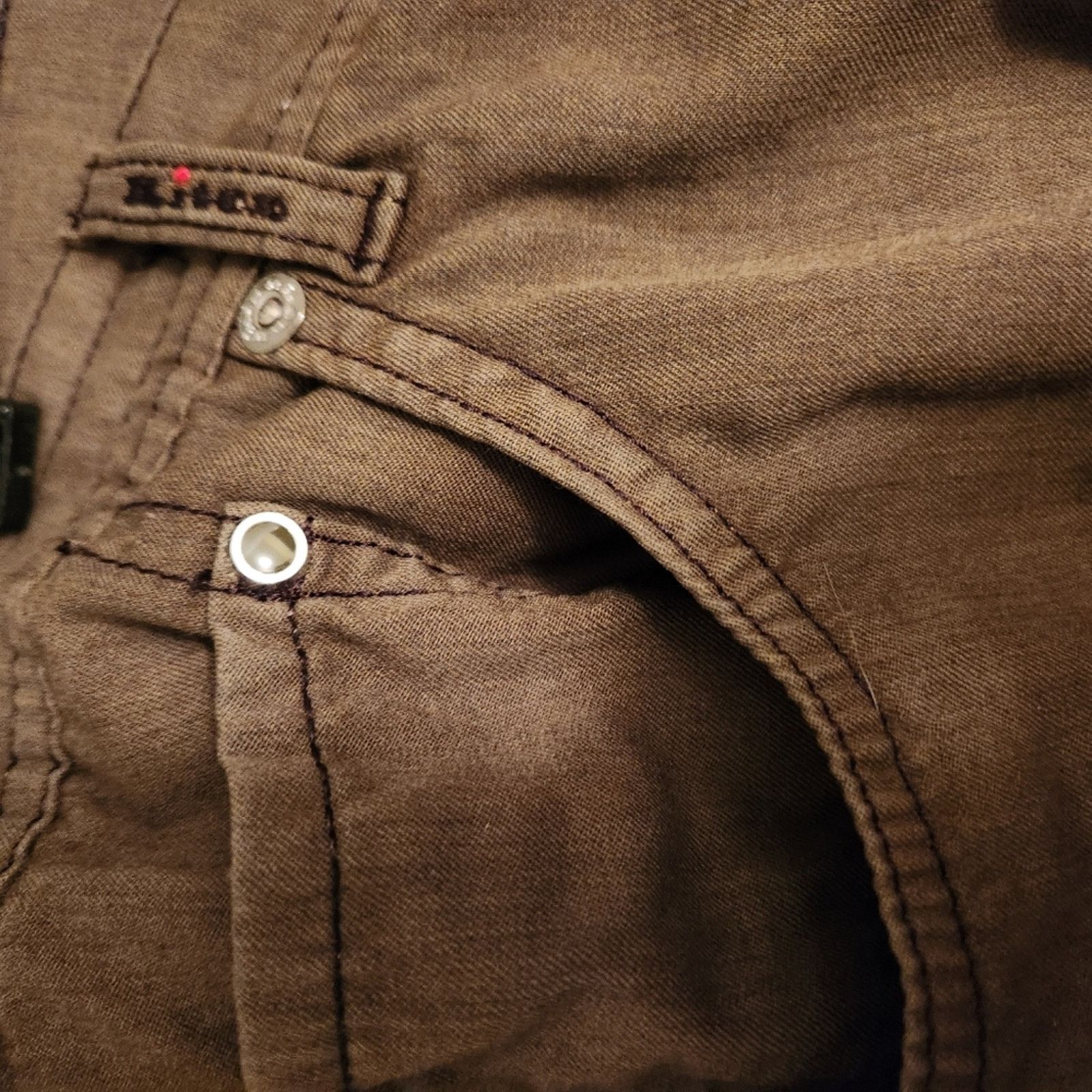 Kiton Kiton Brown Chinos Classic Olive Cotton Pants 42 Size US 26 / EU 42 - 8 Thumbnail