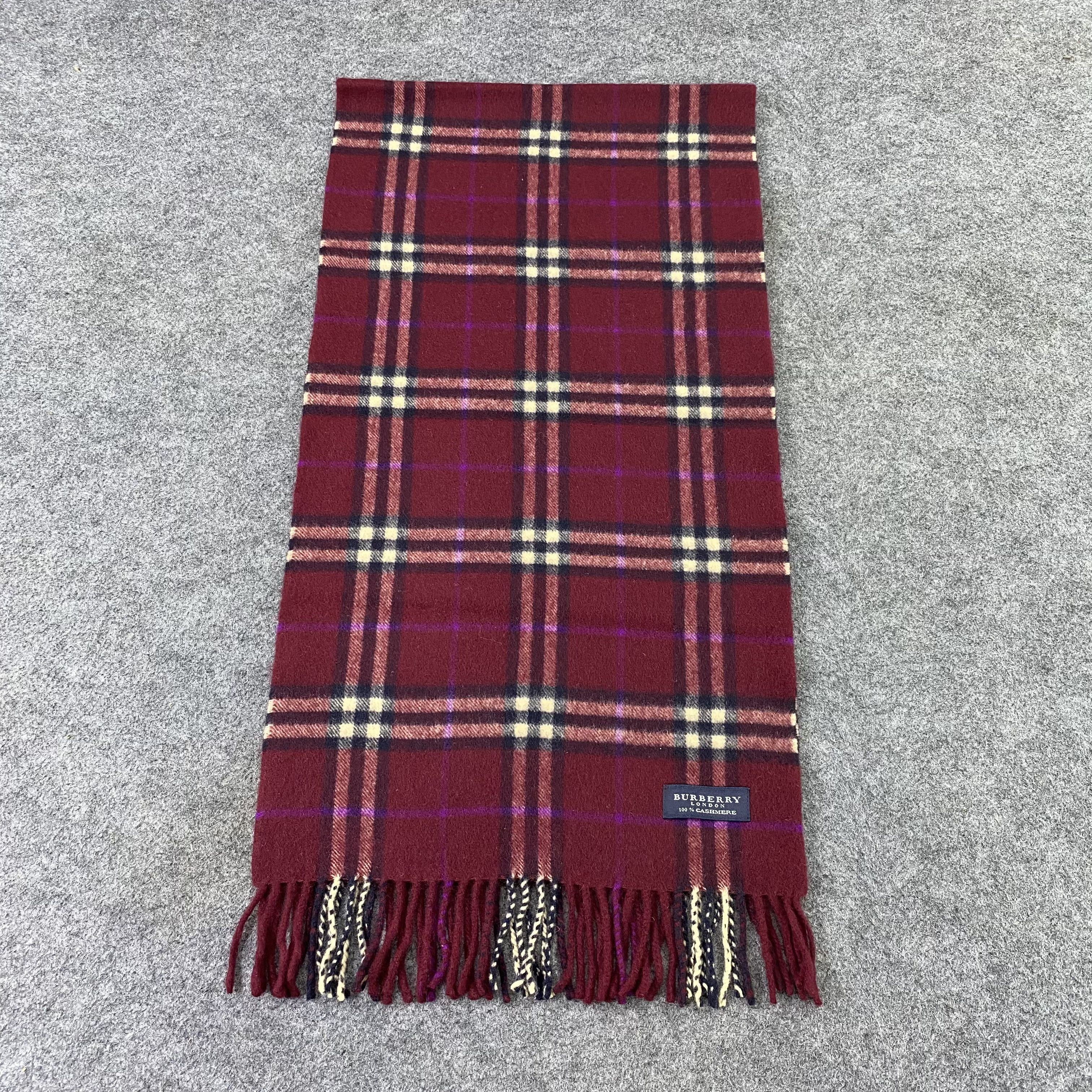 Burberry Burberry Cashmere Scarf / Muffler / Neckwear - T1312 Size ONE SIZE - 2 Thumbnail