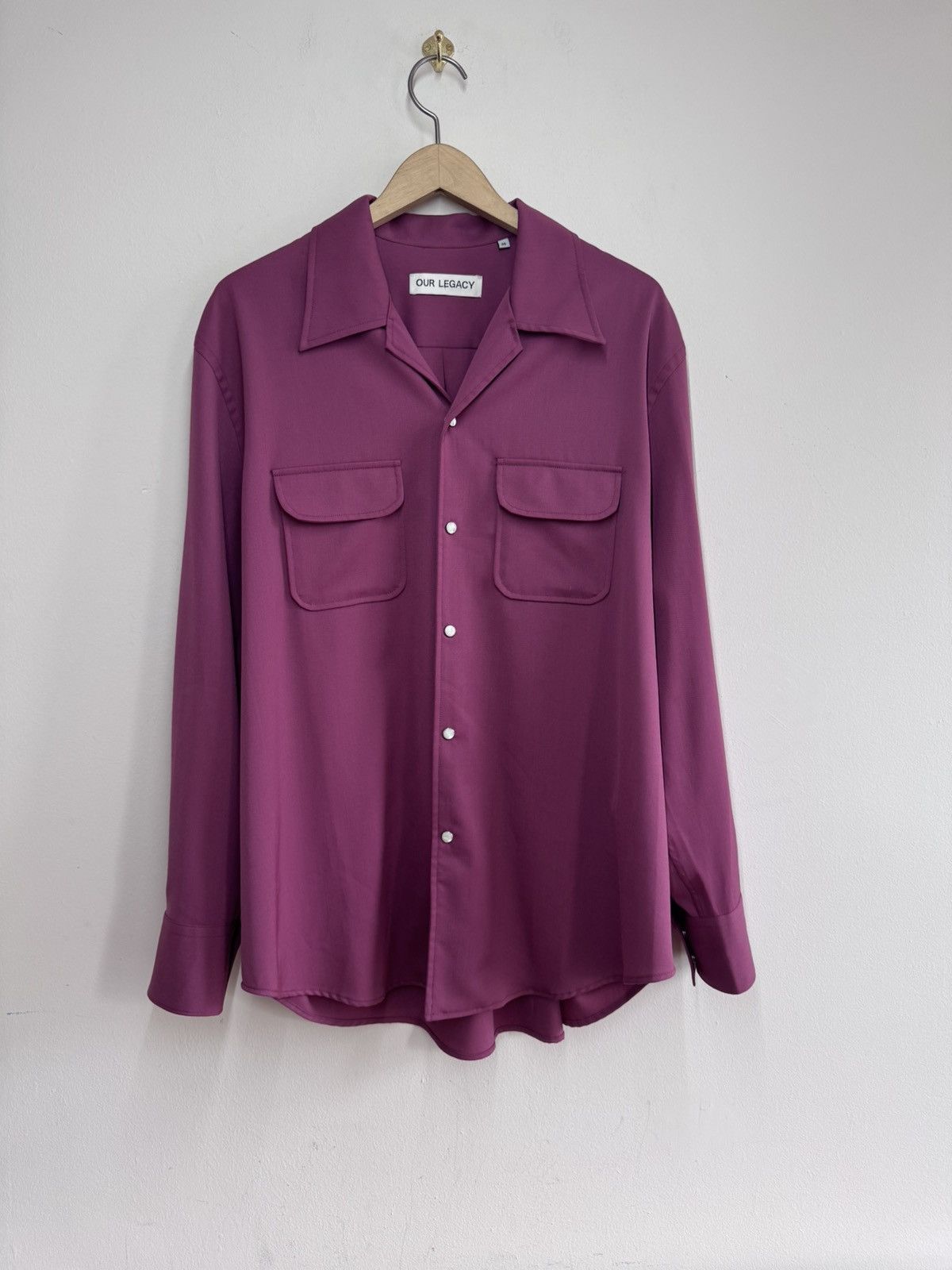 Our Legacy Our Legacy Poco Shirt Mauve Size 46 | Grailed