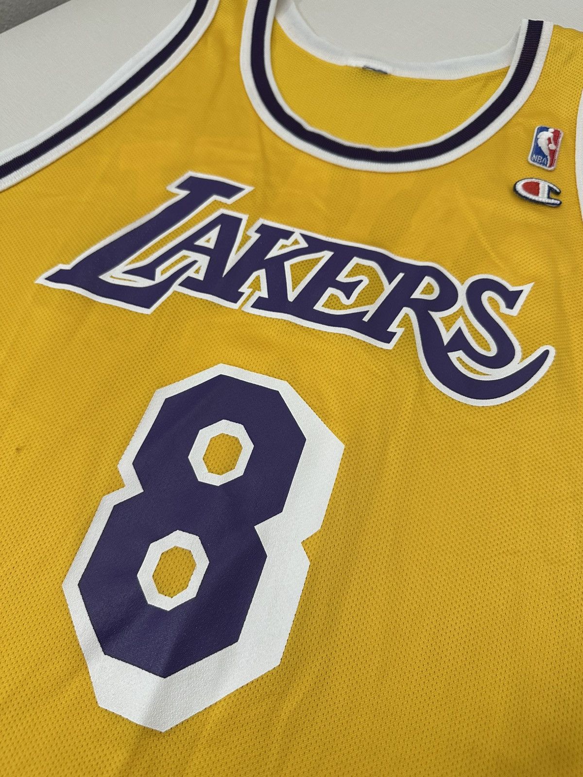 Champion Vintage 90s Los Angeles Lakers Kobe Bryant Champion Jersey Size US XXL / EU 58 / 5 - 9 Thumbnail