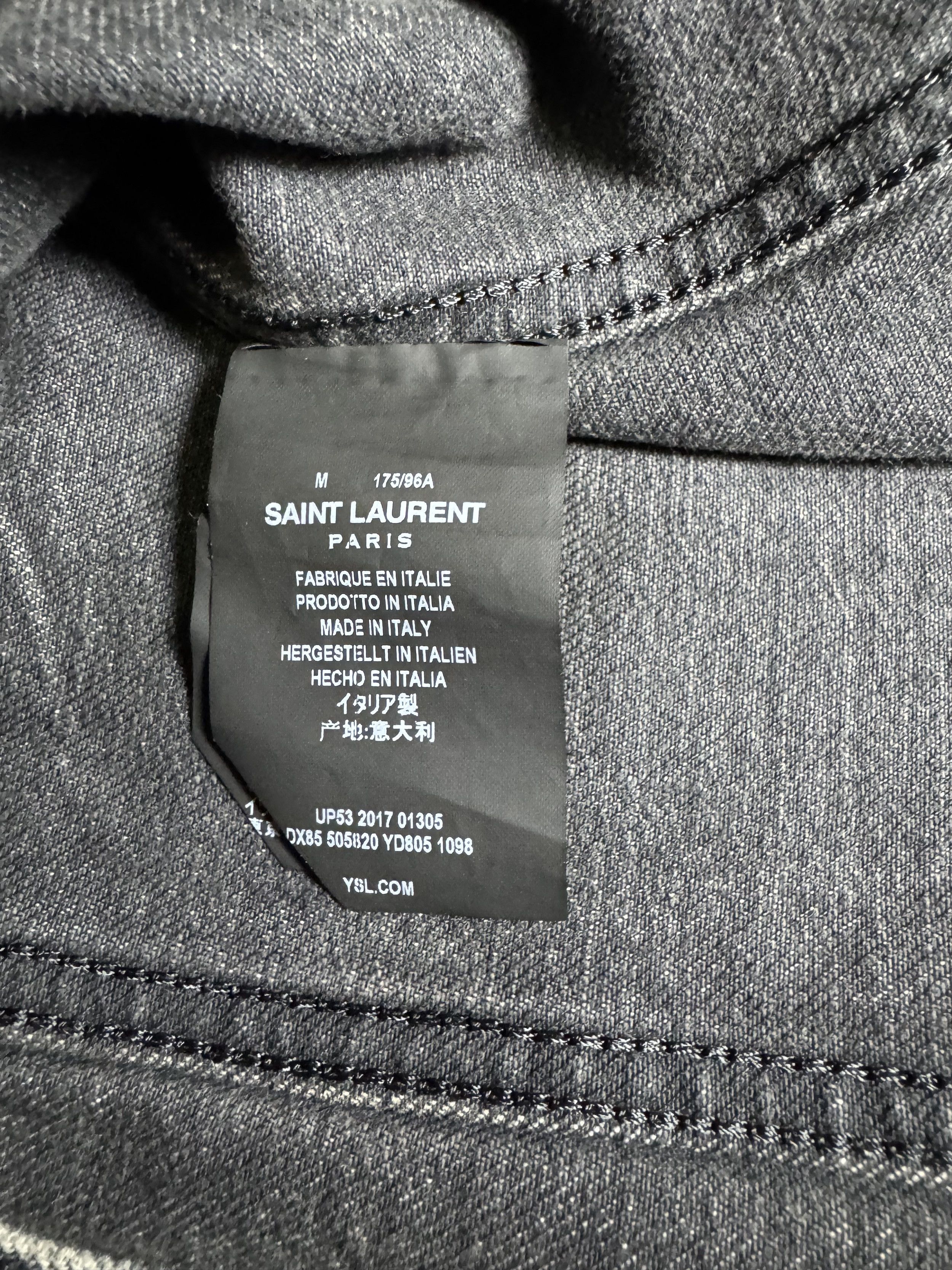 Saint Laurent Paris Saint Laurent Waiting for Sunset Denim Jacket Size US M / EU 48-50 / 2 - 4 Thumbnail