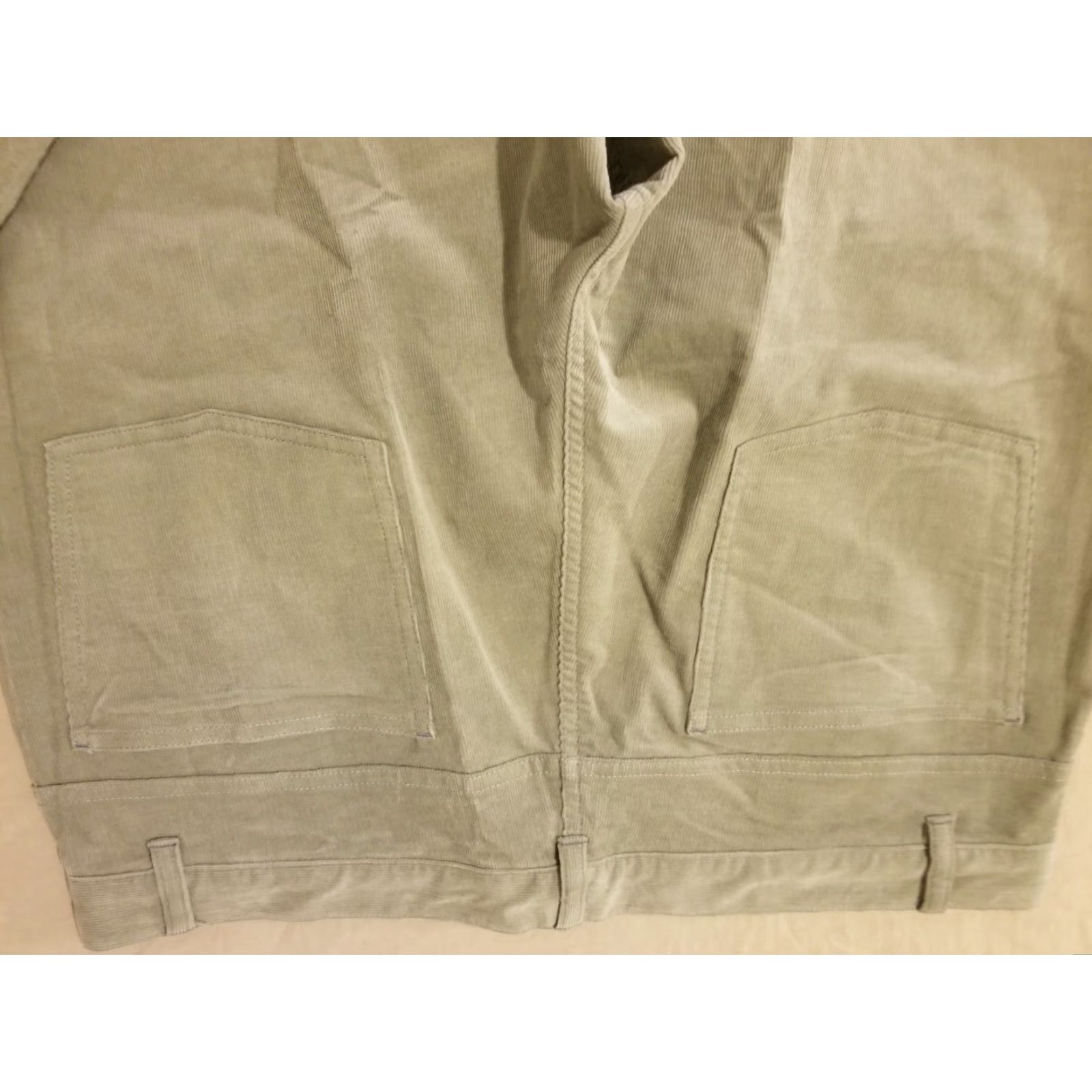 Vintage Mens Bobby Jones Rule 18 Corduroy Jeans Pants 34x32 Khaki Beige Stretch Cotton Chino Golf 90s Boys Mens Size US 34 / EU 50 - 2 Thumbnail