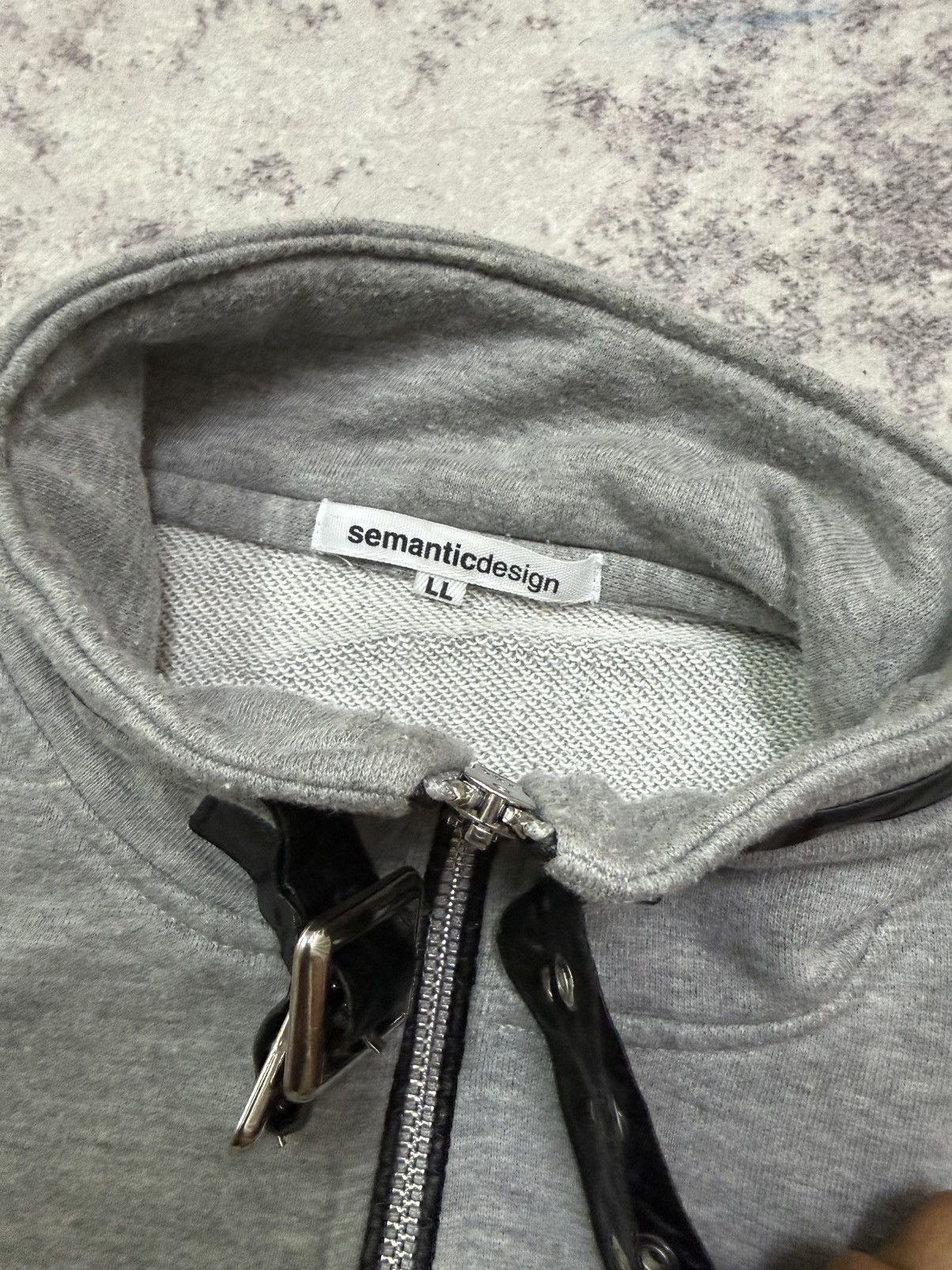 semanticdesign Semantic Design Neck Belted Zip Up Sweater Size US M / EU 48-50 / 2 - 7 Thumbnail