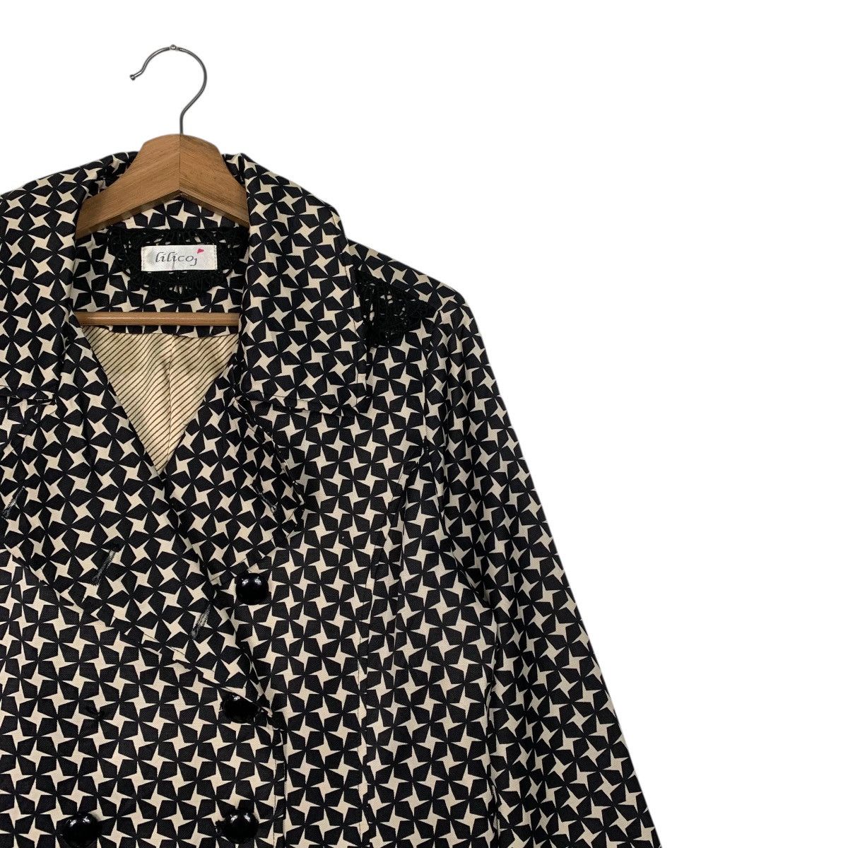 Japanese Brand Japanese Brand Lilicoj Polka Dot Double Breasted Trenchcoat Size M / US 6-8 / IT 42-44 - 6 Thumbnail