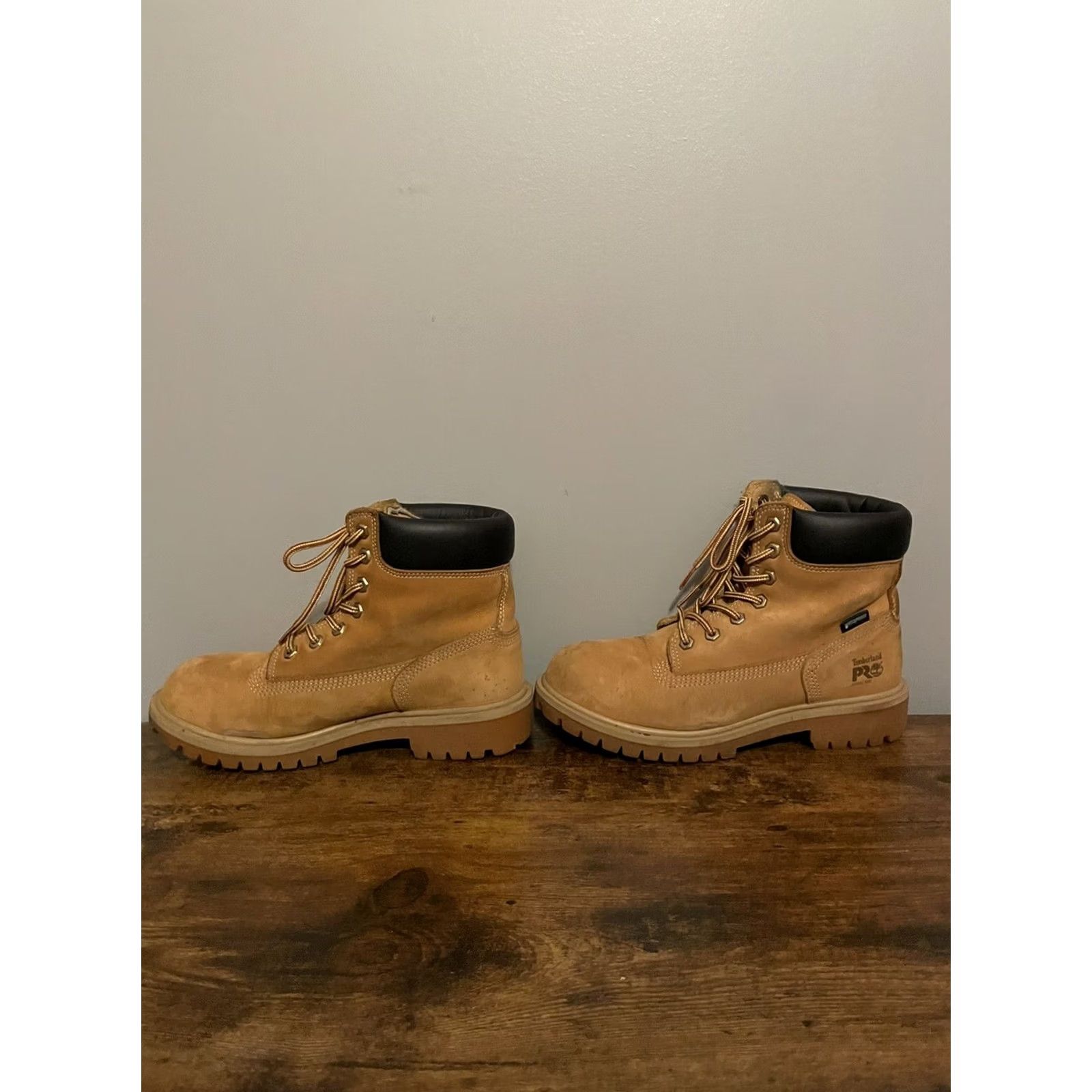 Timberland Timberland Pro Sawhorse 6” Comp Toe Wheat Boots Womens Size 7 (S1) - Brown - Combat Size US 5 / IT 35 - 3 Thumbnail