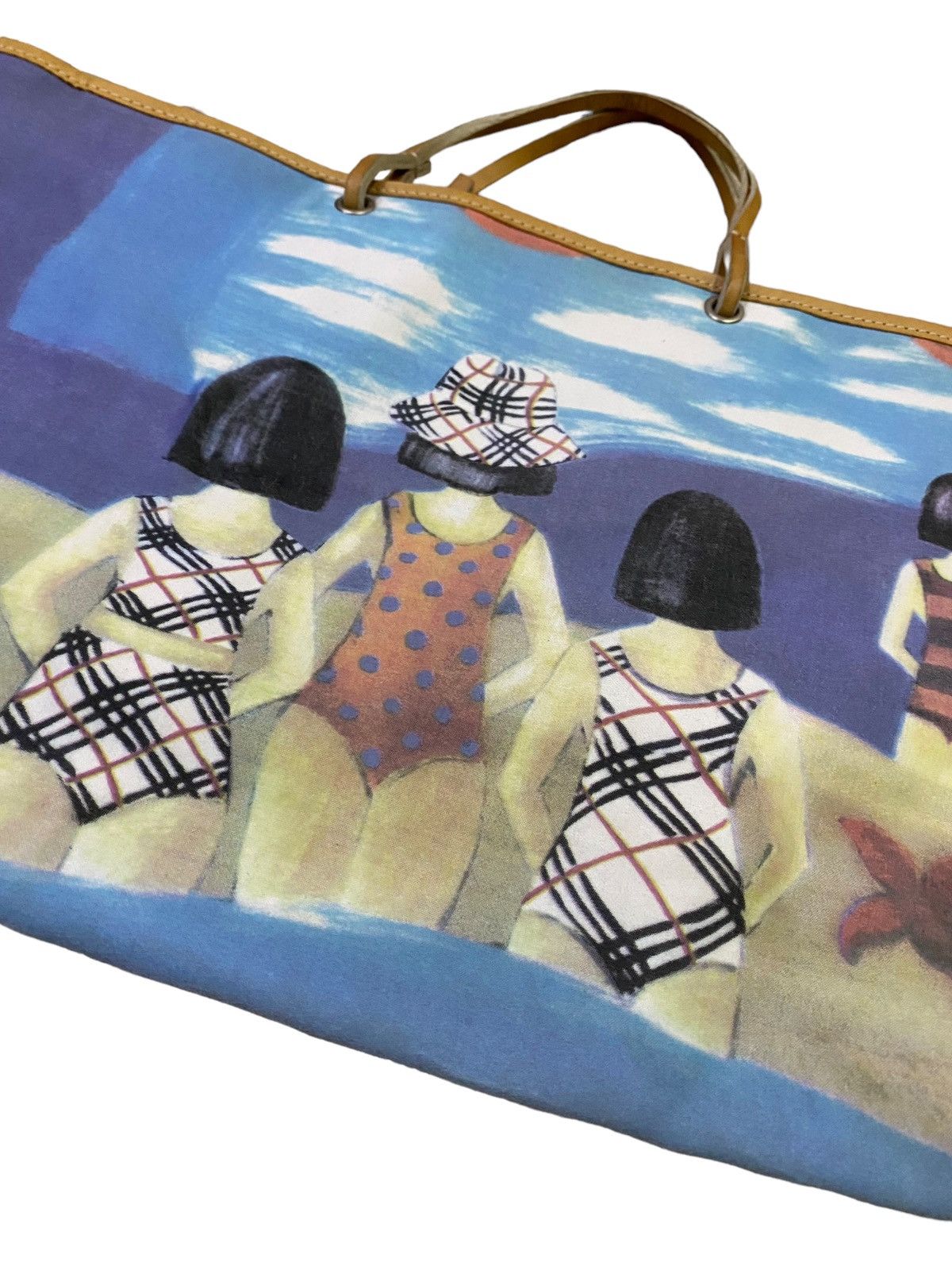Burberry Burberry Overprint Tote Bag Size ONE SIZE - 6 Thumbnail