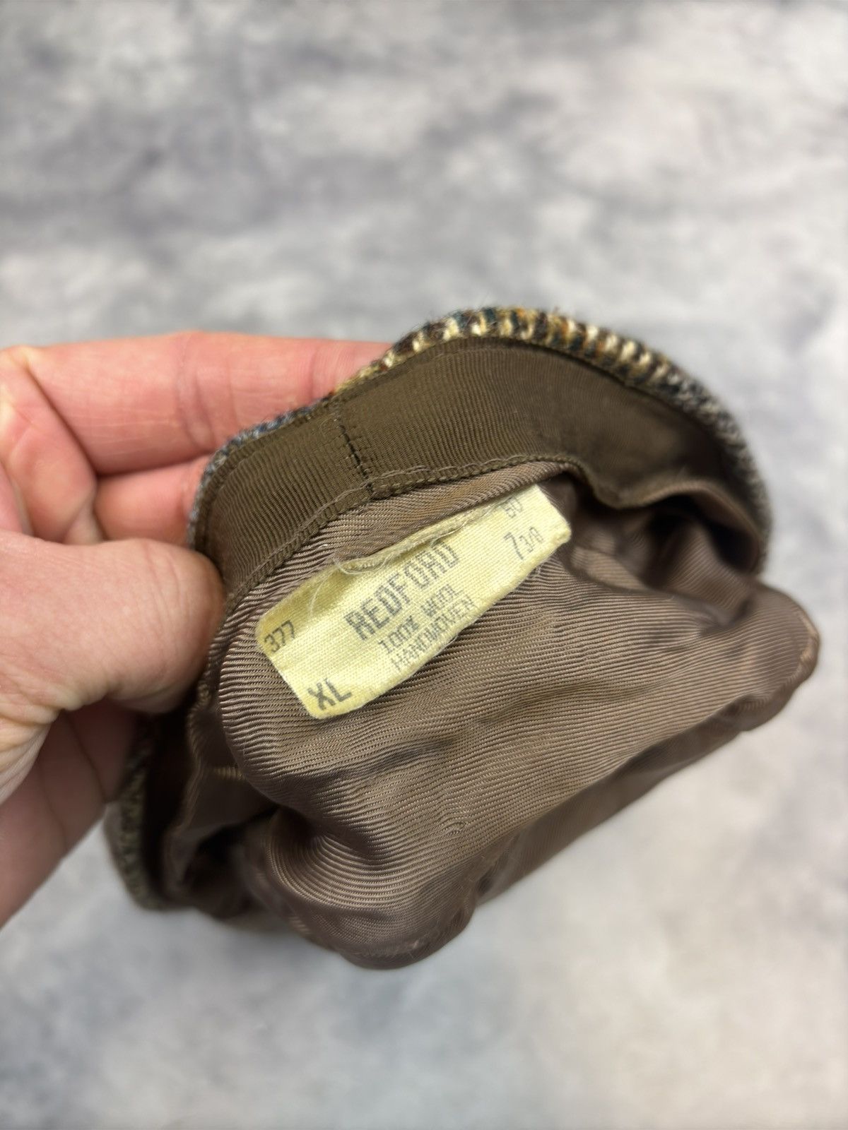 Harris Tweed Vintage Harris Tweed Wool Flat Hat Redford Rare 80s 90s rare Size ONE SIZE - 5 Thumbnail