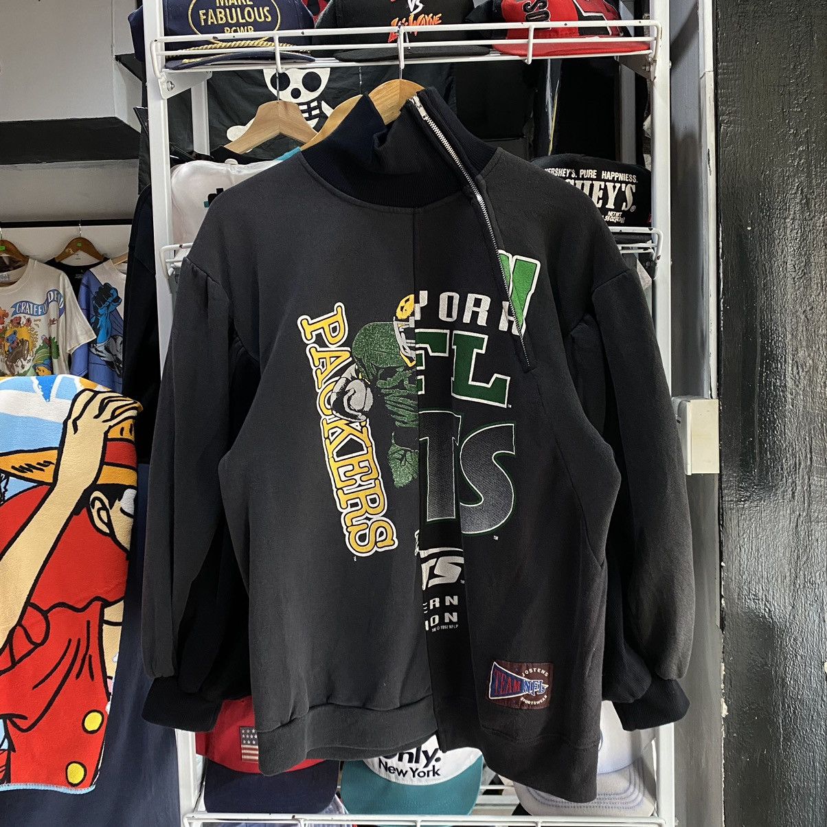 77Circa NFL TEAM Re Work 3 Part Half Zipper Sweaters