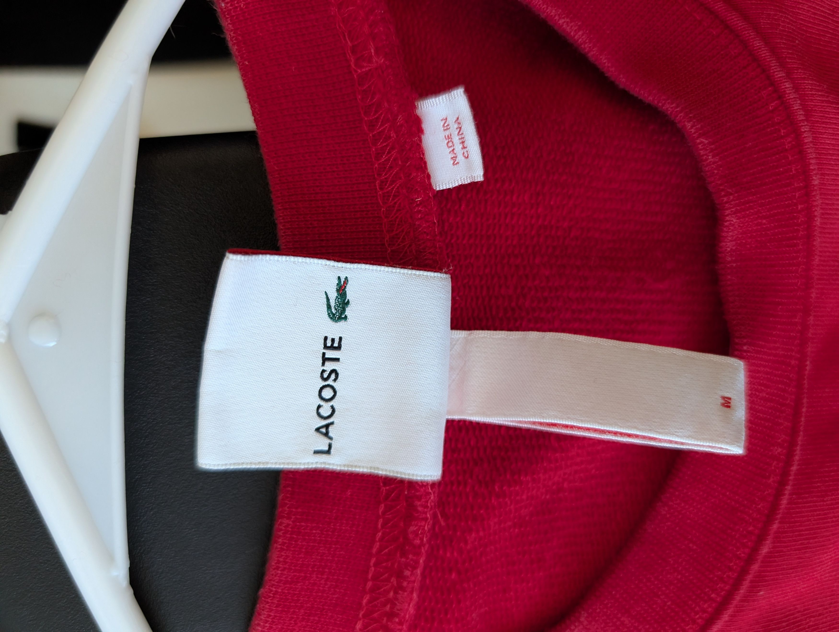 Lacoste × Supreme Supreme x Lacoste Crewneck Sweatshirt - SS18 - Red - Size M Size US M / EU 48-50 / 2 - 4 Thumbnail
