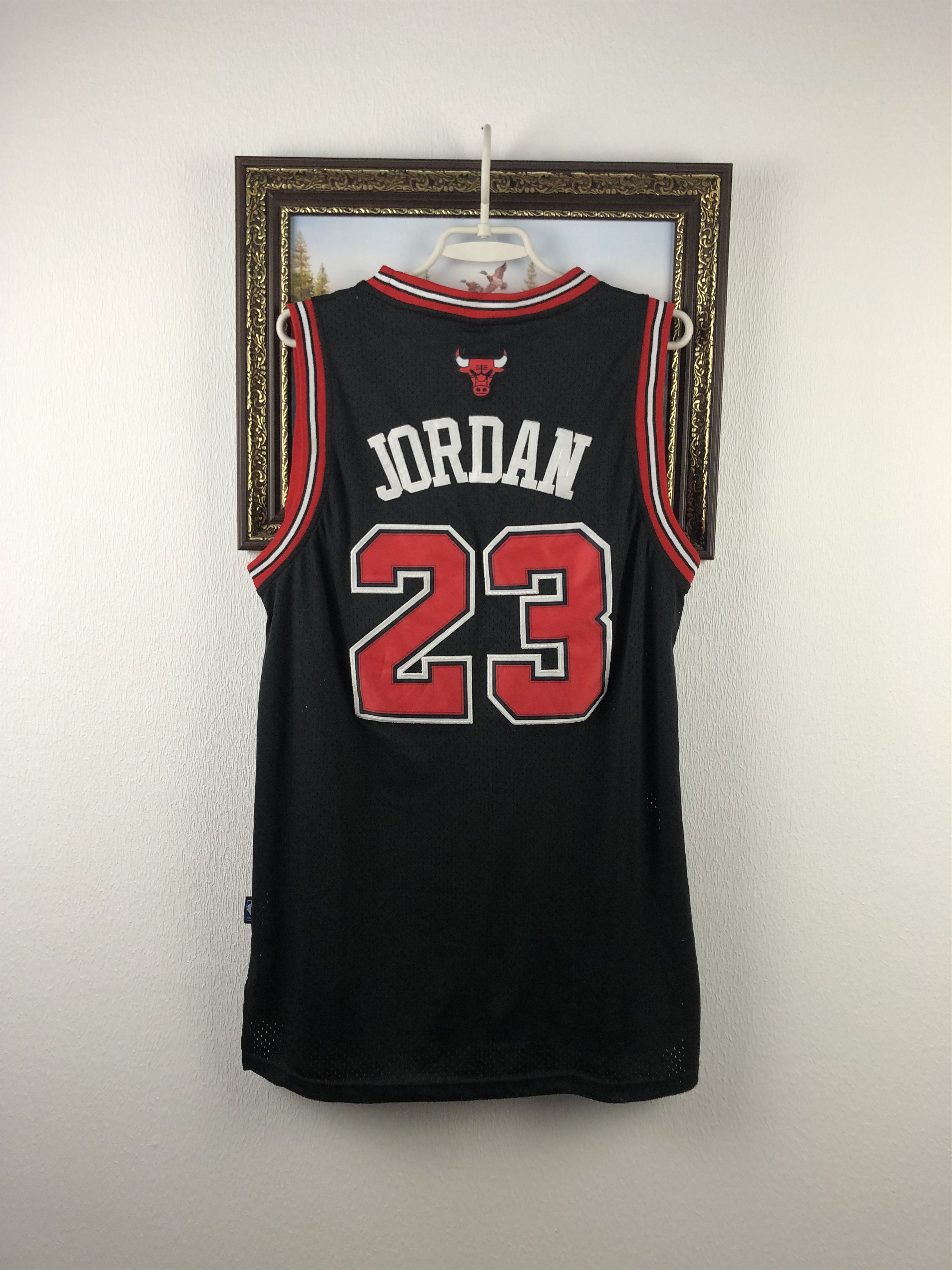 NBA Vintage Chicago Bulls Jordan NBA 23 Jersey Shirt Rare Black Size US M / EU 48-50 / 2 - 11 Thumbnail