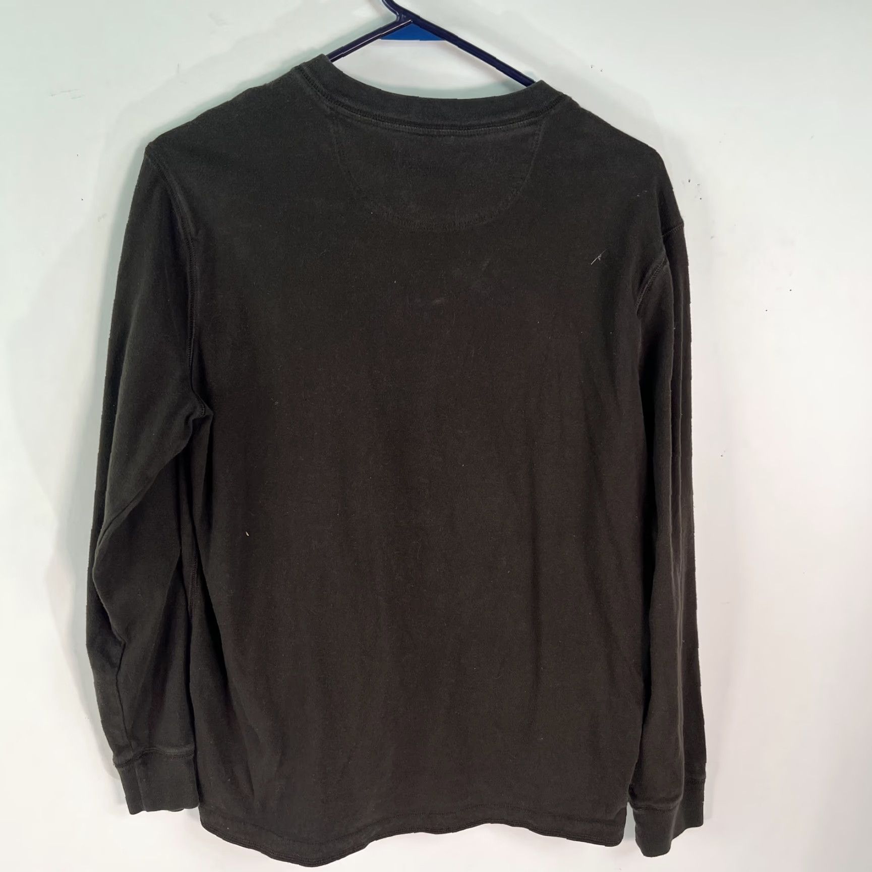 Alife Sonoma T-Shirt Women V-Neck Long Sleeve Gray Medium Pullover Casual Classic 100% Cotton Womens Size M / US 6-8 / IT 42-44 - 2 Thumbnail