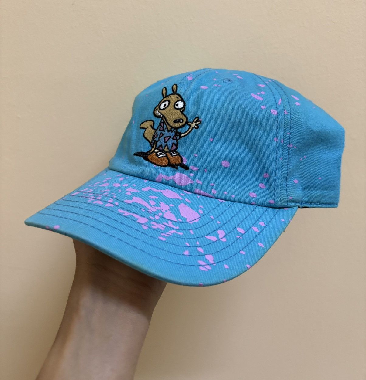 Nickelodeon Vintage Rocko’s Modern Life Nickelodeon Cartoon Hats Cap Size ONE SIZE - 2 Thumbnail