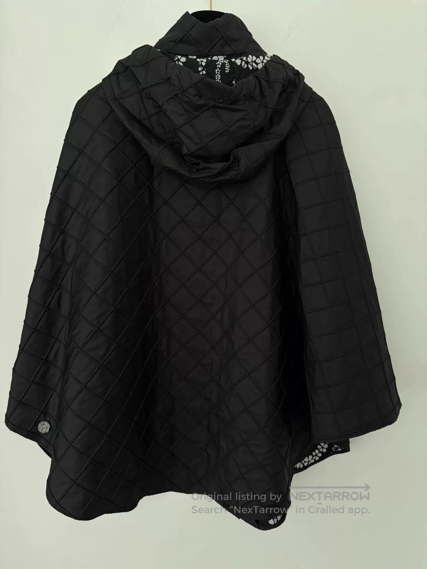 Chanel Chanel New Black Hooded Cape Coat. Size US S / EU 44-46 / 1 - 2 Thumbnail