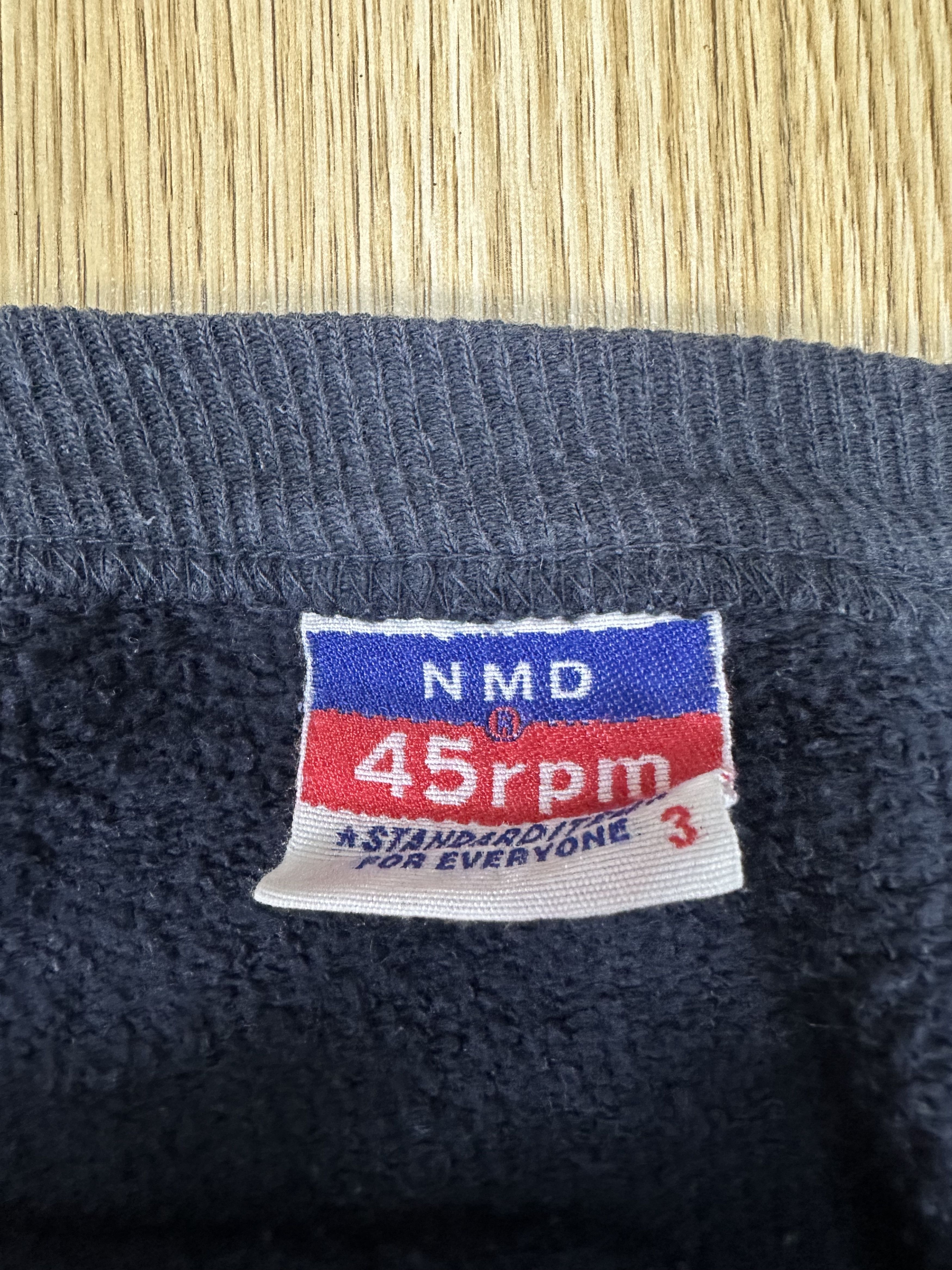 45rpm 90s 45rpm Baggy Faded Vintage Sweatshirt Z213 Size US L / EU 52-54 / 3 - 10 Thumbnail