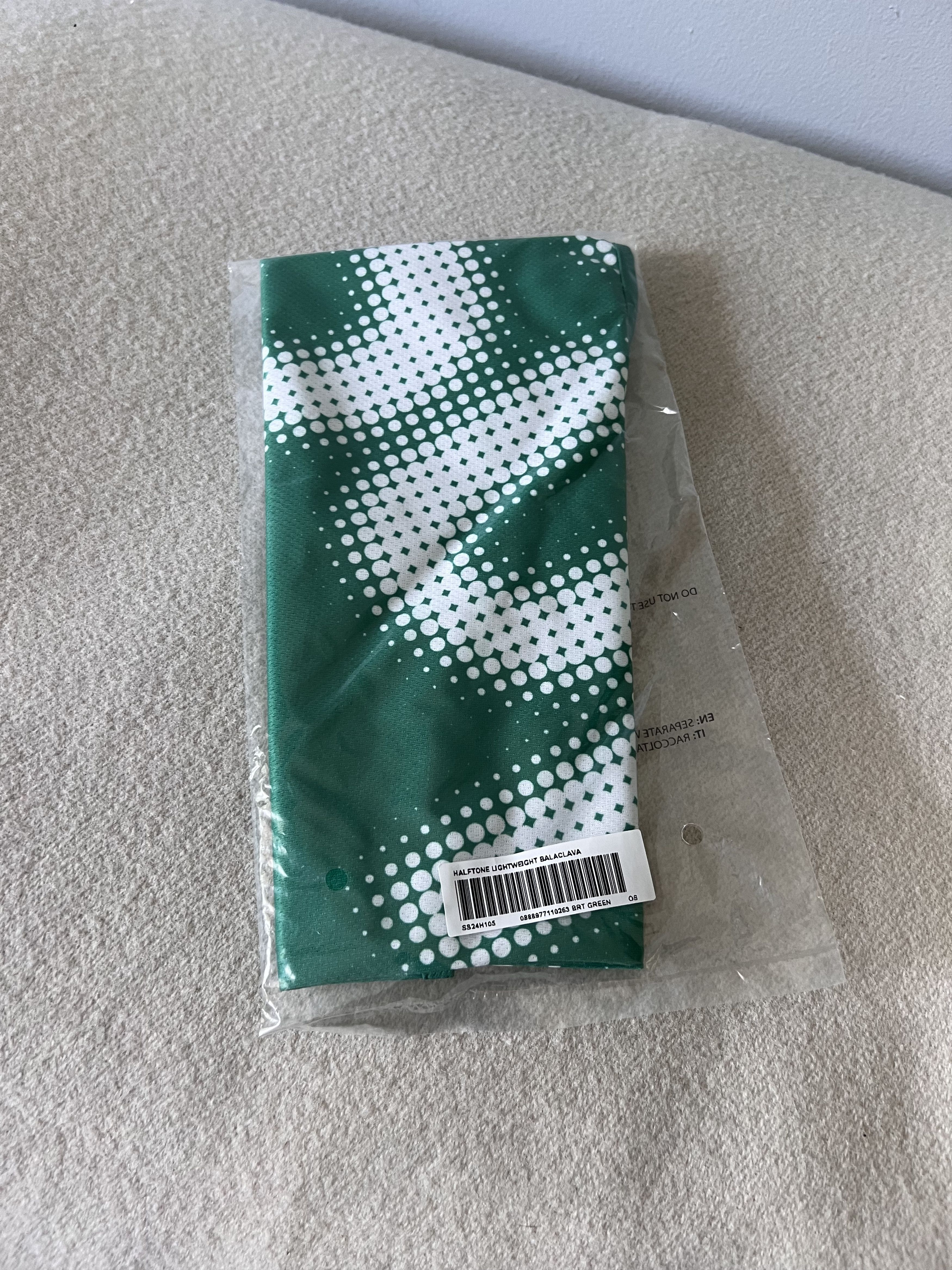 Supreme Supreme Halftone Lightweight Balaclava in Green Size ONE SIZE - 2 Thumbnail