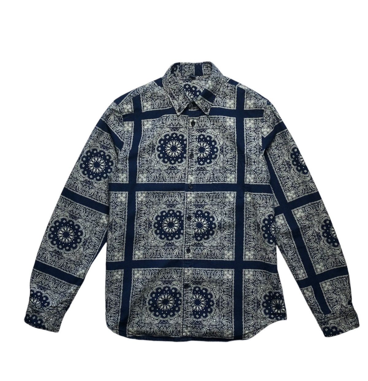 Edwin × Japanese Brand Edwin dark indigo bandana standard shirt Size US S / EU 44-46 / 1 - 1 Thumbnail