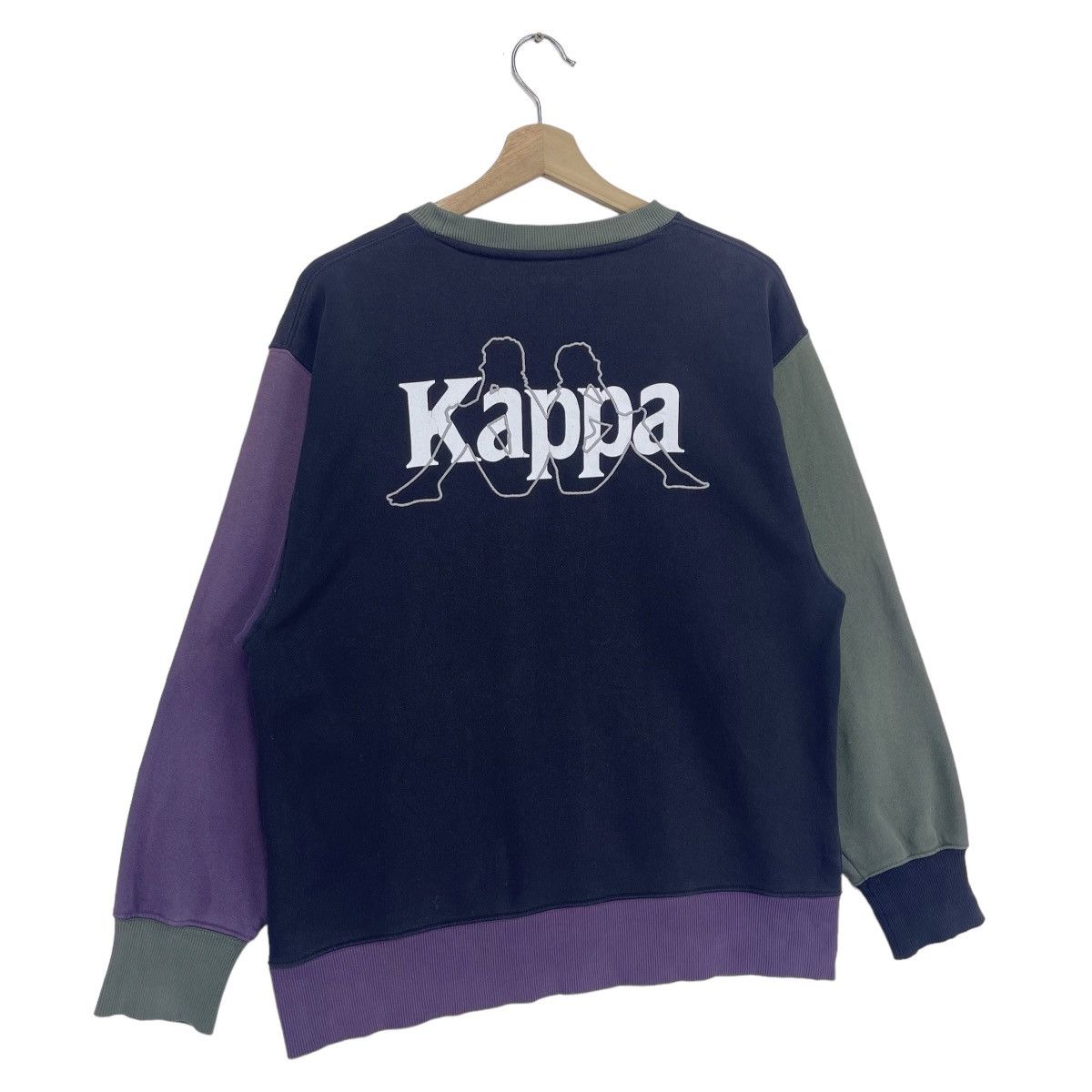 Kappa × Vintage Vintage Kappa Colourblock Sweatshirt Size US M / EU 48-50 / 2 - 5 Thumbnail